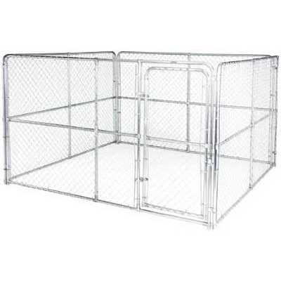 Stephens Pipe & Steel LLC Dog Kennel System Gold Series 10 x 10 x 6-ft. DKA11010