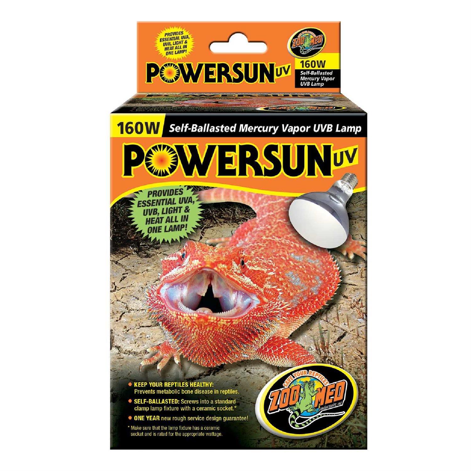 Zoo Med PowerSun UV Mercury Vapor UVB Lamp