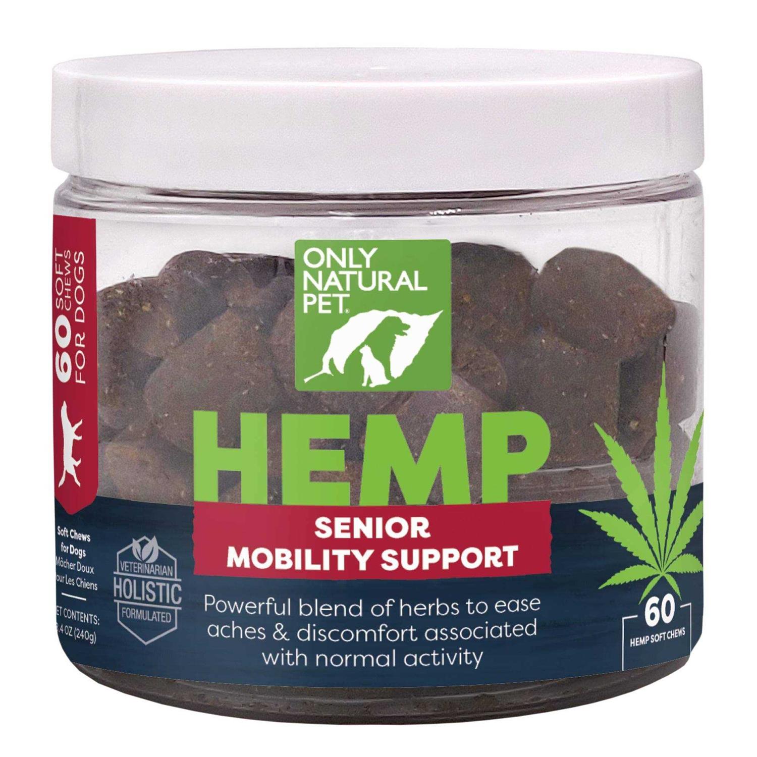 Only Natural Pet Hemp Advanced Hip & Joint Supplement for Dogs