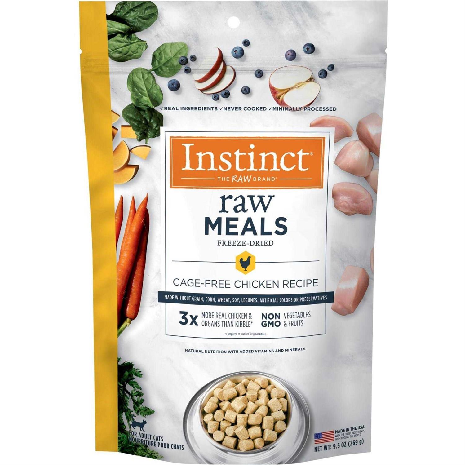 Instinct Freeze Dried Raw Meals Grain Free Recipe Dog Food