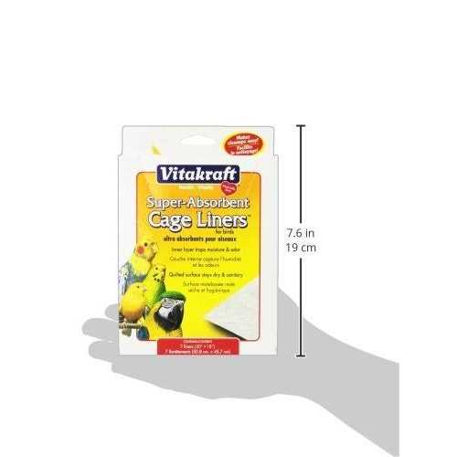 Vitakraft Bird Super-Absorbent Cage Liners