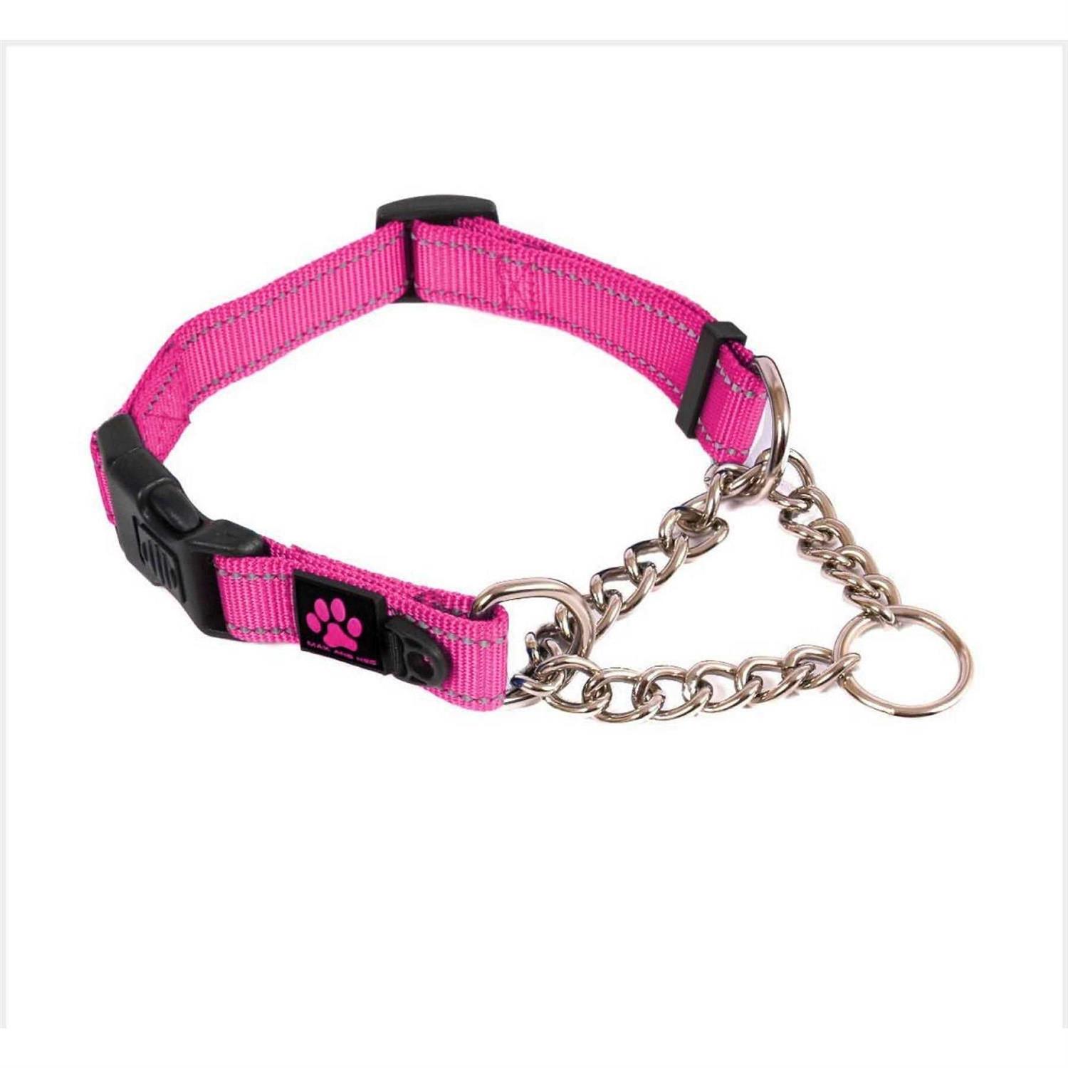 Max and Neo Stainless Steel Chain Martingale Collar We Donate a Collar to a Dog Rescue for Every Collar Sold