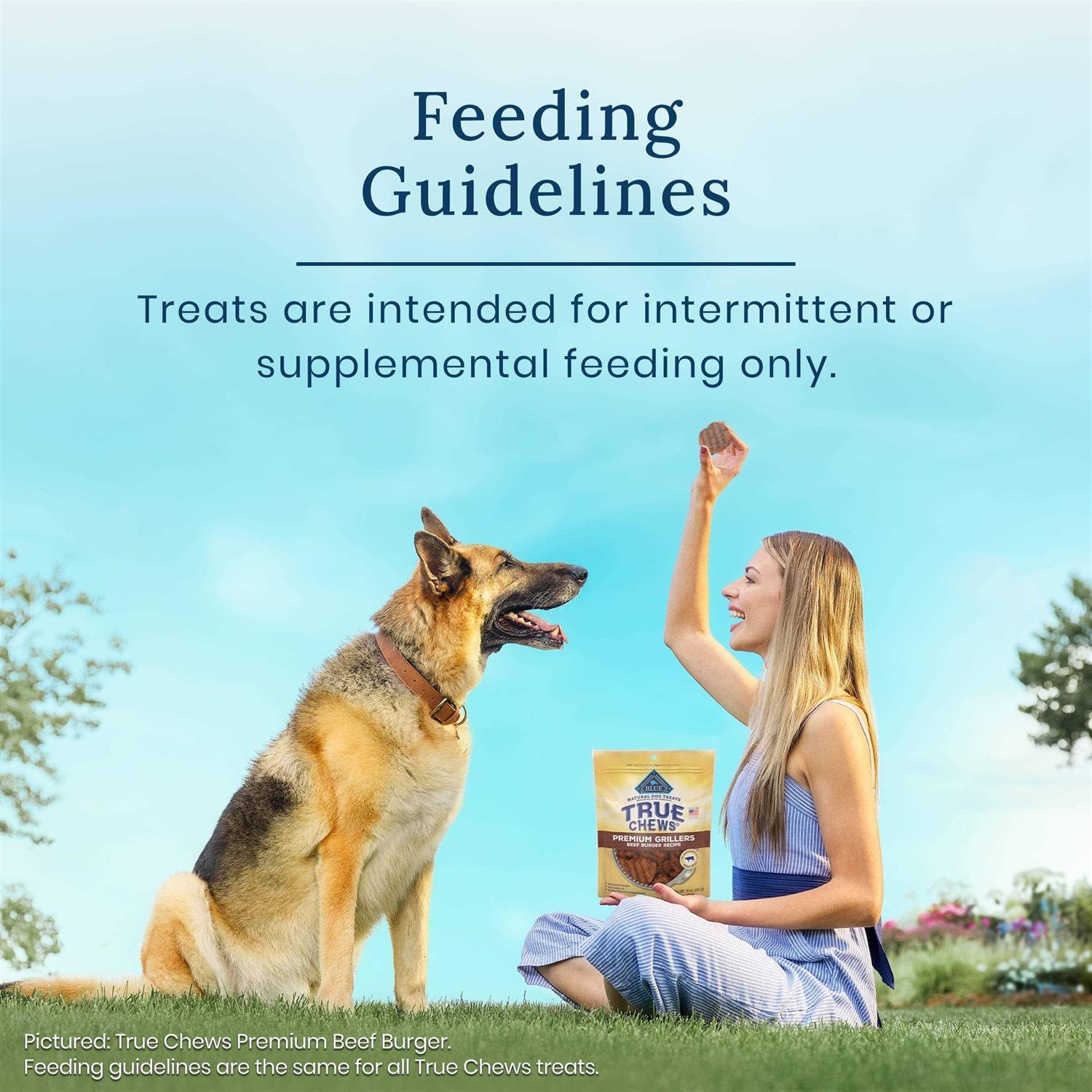 Blue Buffalo True Chews Premium Grillers Natural Steak Dog Treats