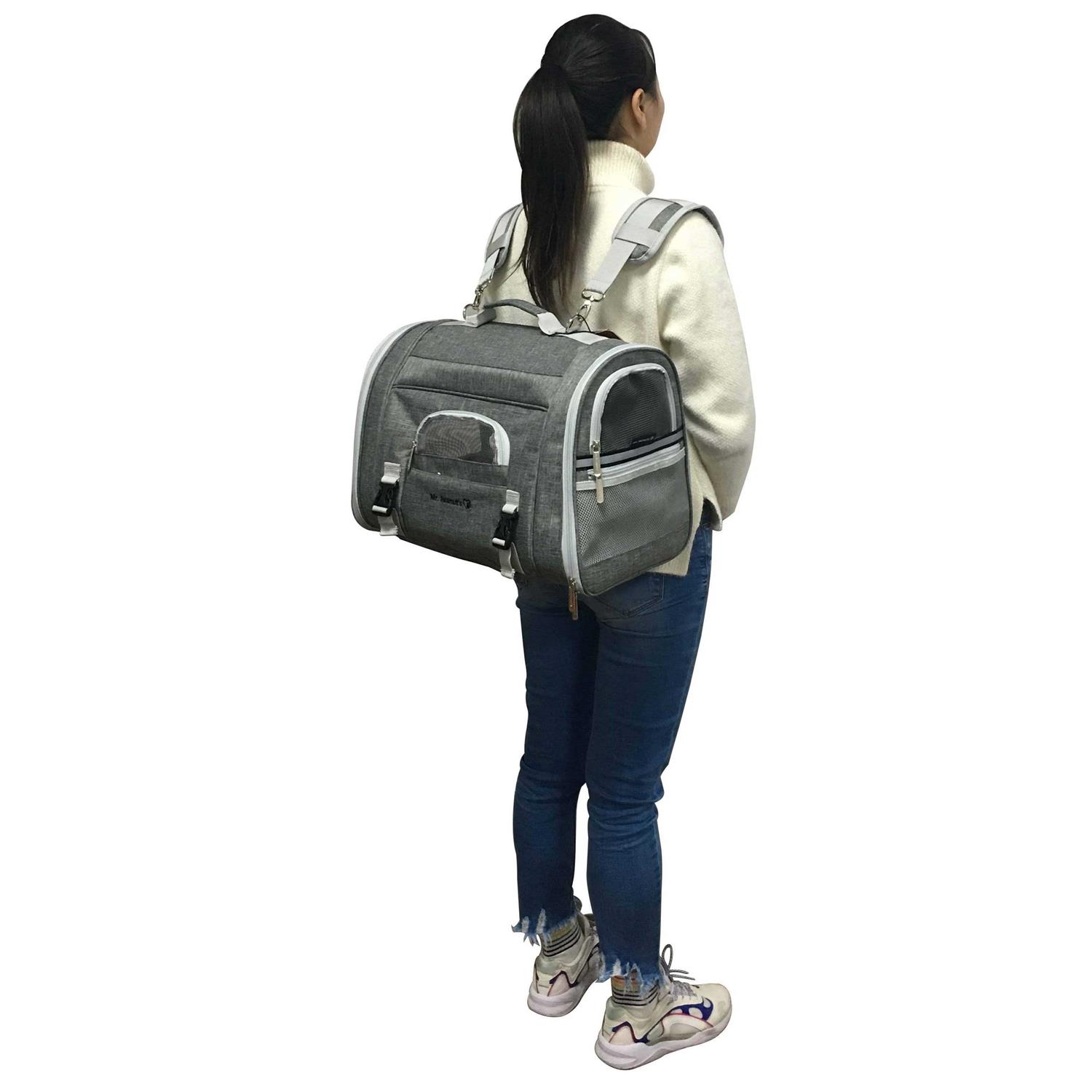 Mr. Peanut&s Monterey Series Convertible Backpack Airline Approved Pet Carrier