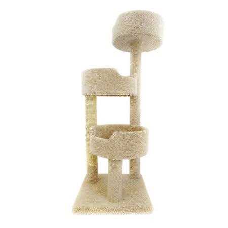 New Cat Condos Deluxe Kitty Pad 52 in. Cat Tree