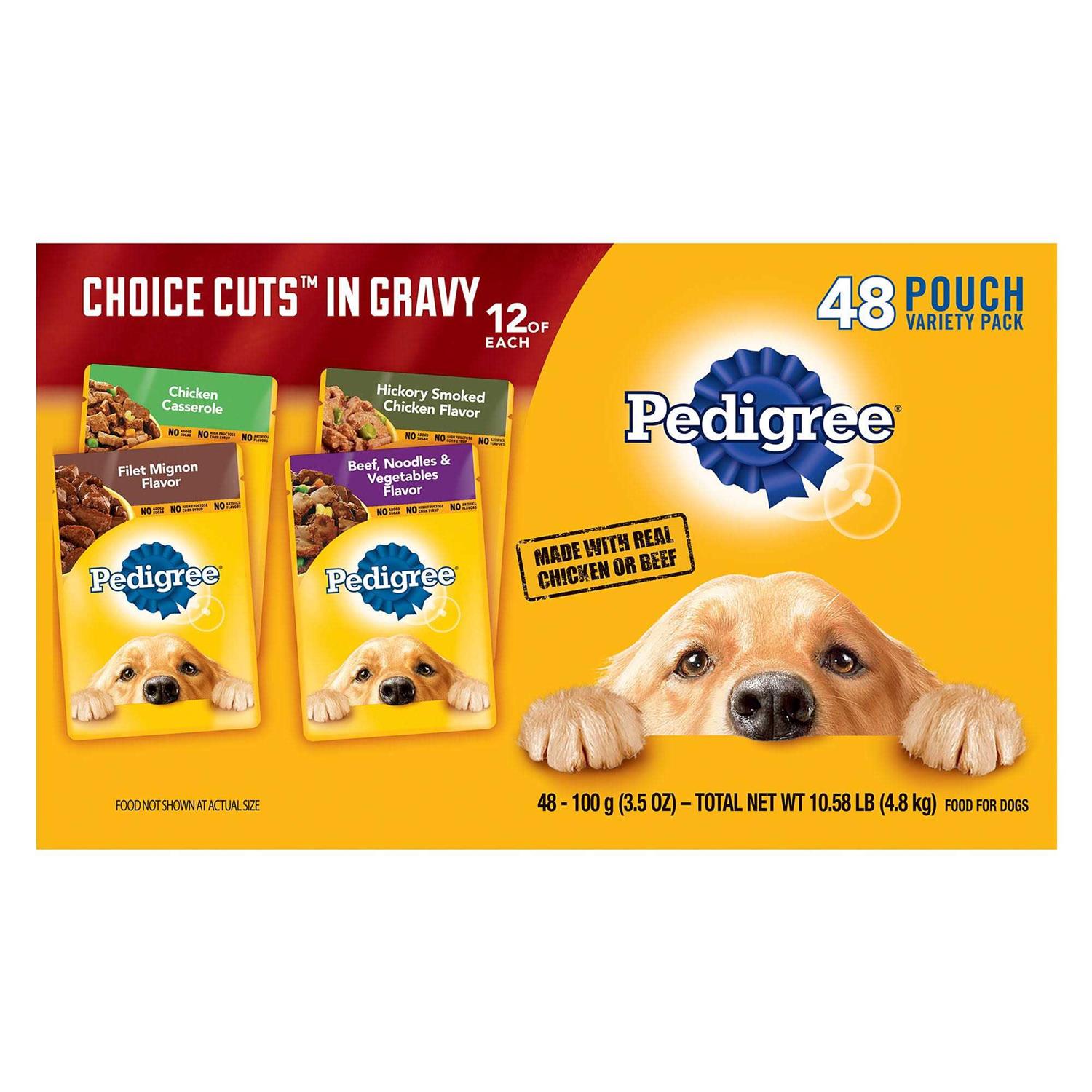 Pedigree Choice Cuts in Gravy Wet Dog Food Variety Pack