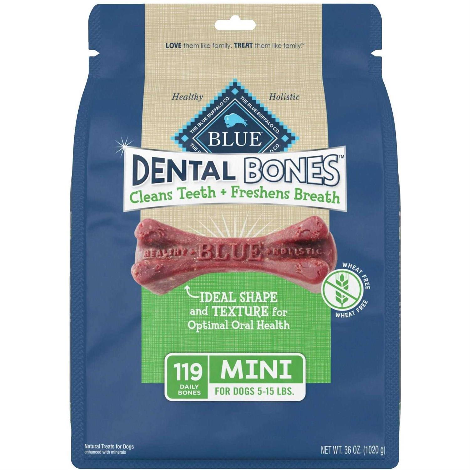 Blue Buffalo Dental Bones Dog Treats