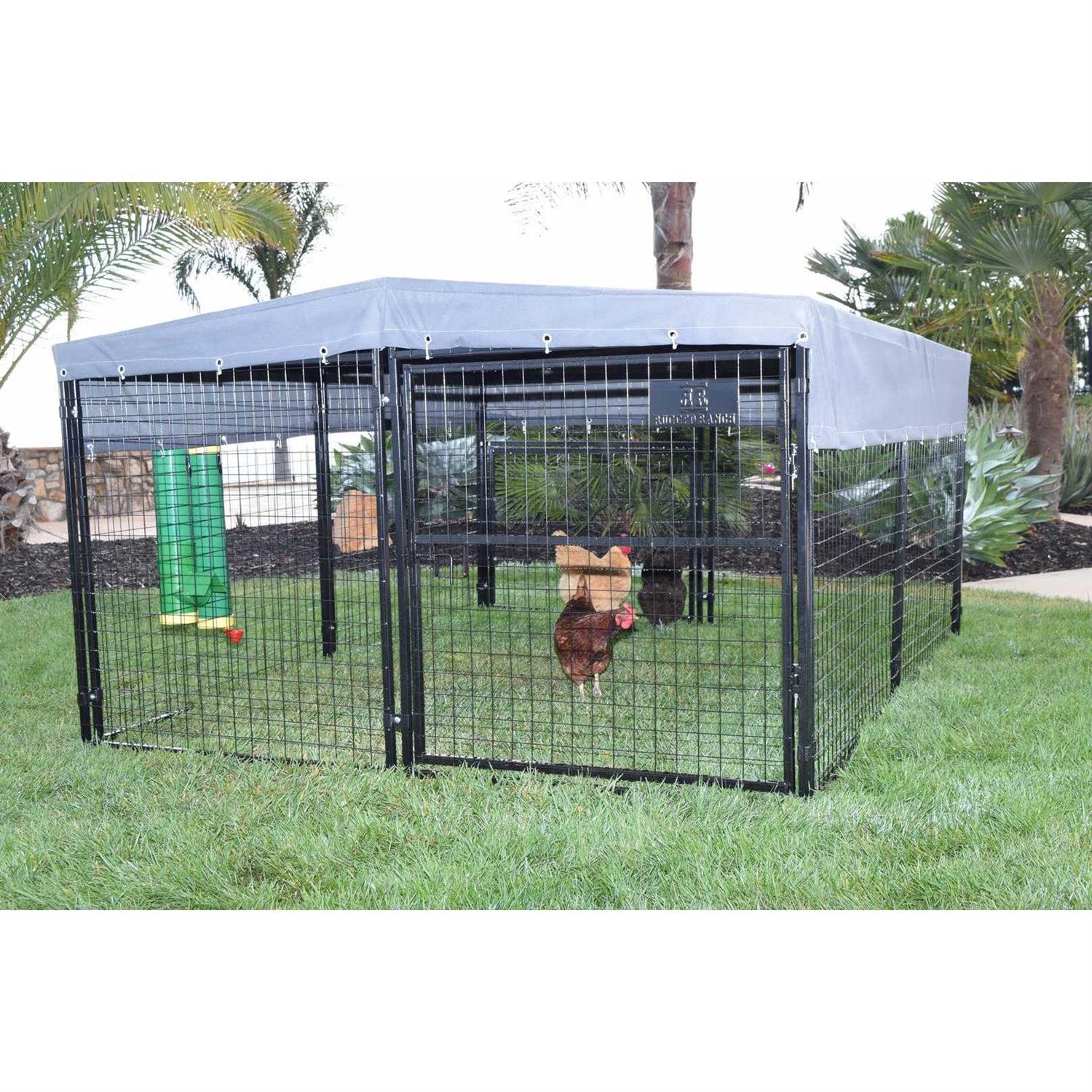 Sale Rugged Ranch Universal Welded Wire Pen Canvas Top