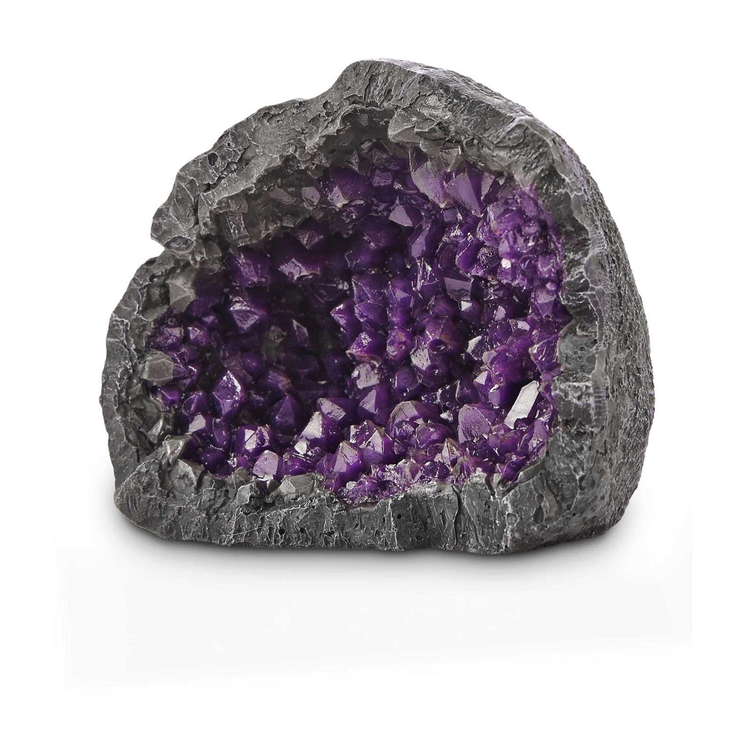 Imagitarium Geode Purple Aquarium Decor