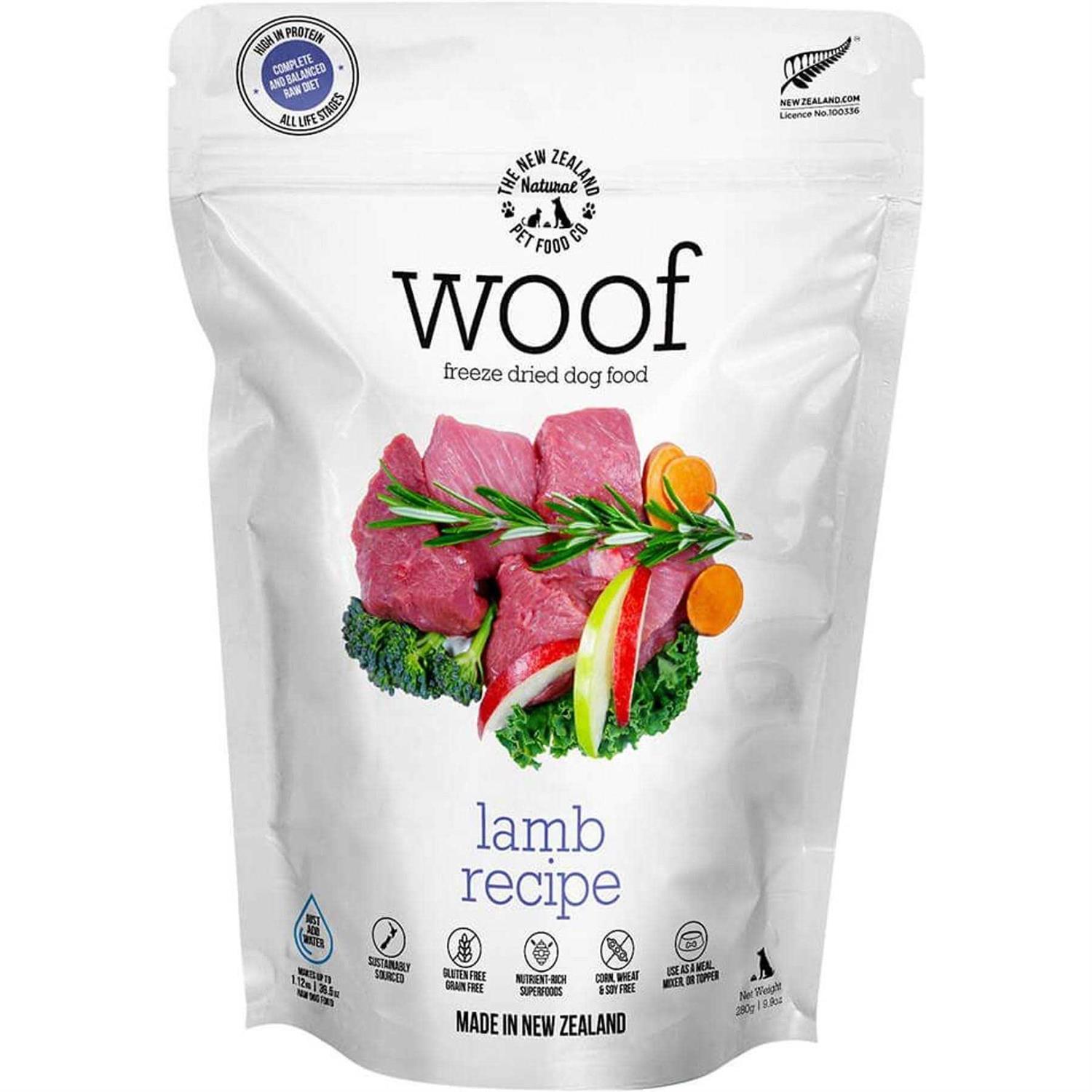Woof Lamb Freeze Dried Dog Food