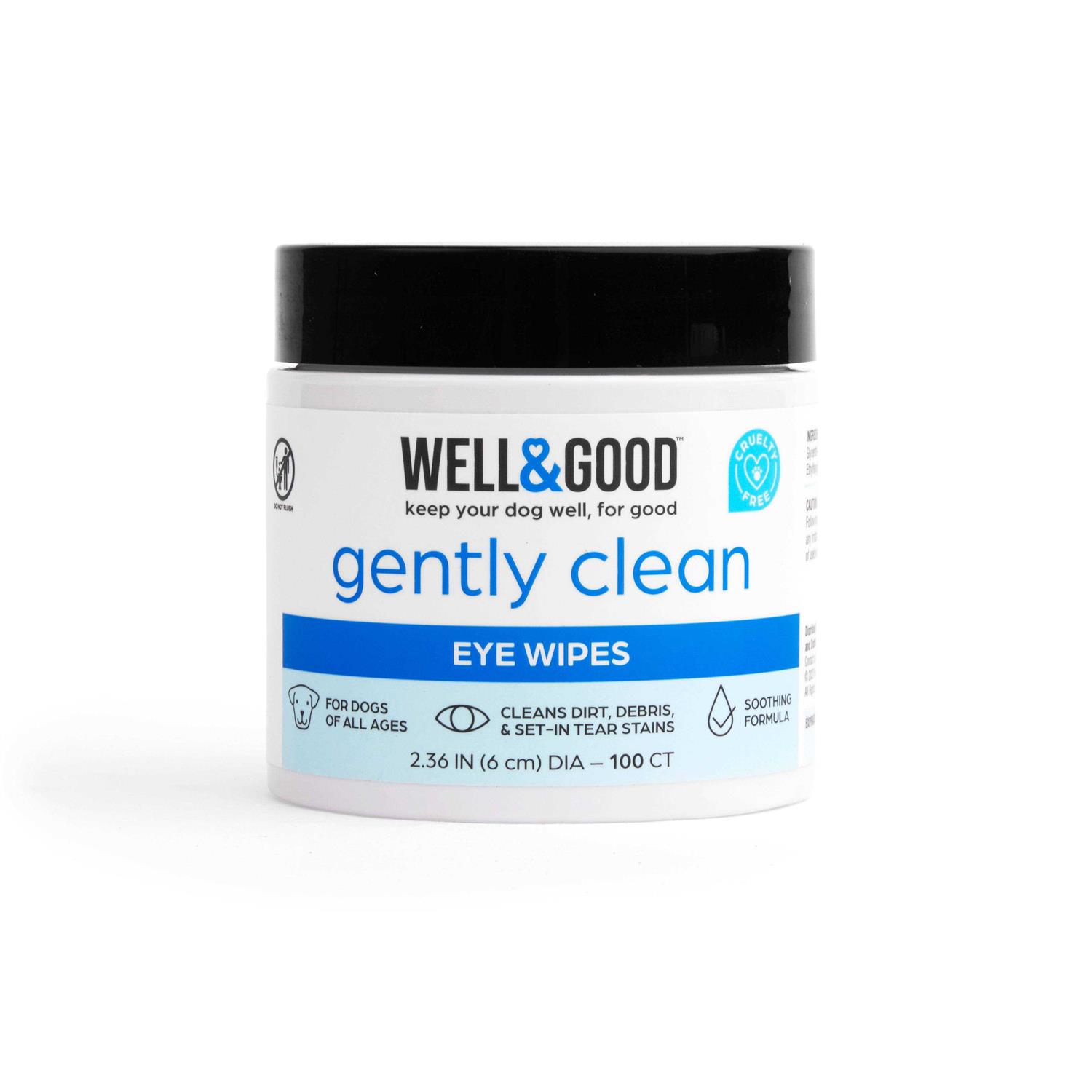 Well & Good Dog Eye Wipes