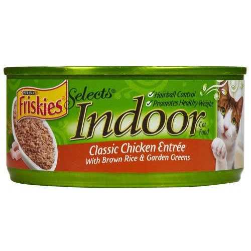 Friskies Classic Indoor Chicken Pate Canned Cat Food