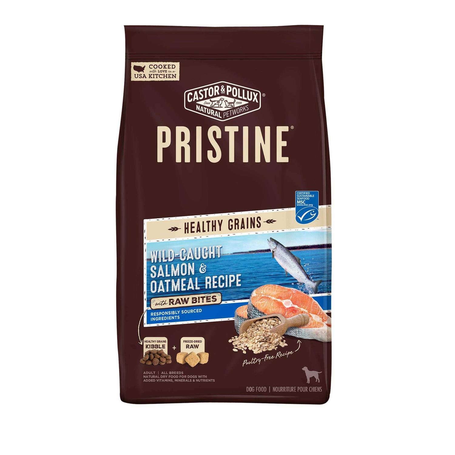 Castor & Pollux Pristine Wild Caught Salmon & Oatmeal Dog Food