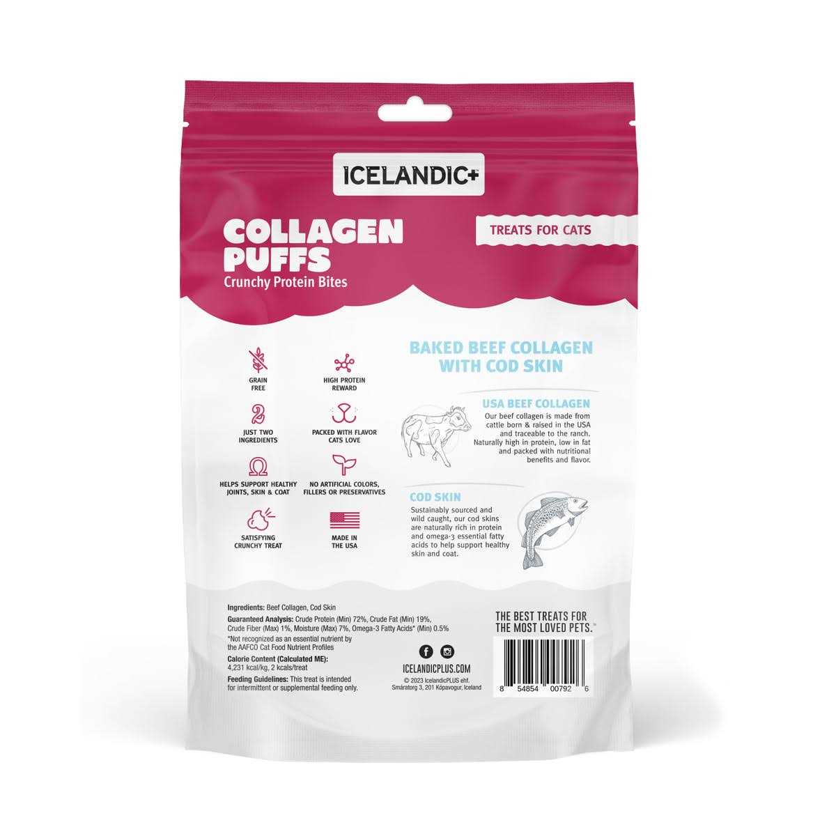 Icelandic+ Beef Collagen Puffs Treats