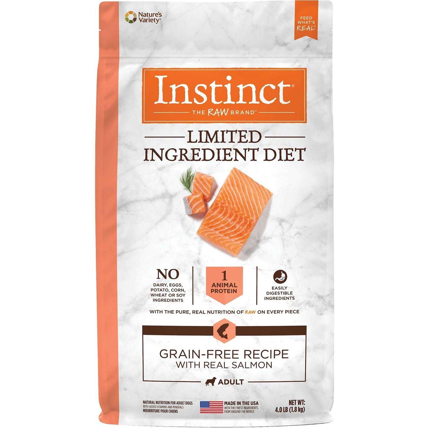 Instinct Limited Ingredient Diet Grain-Free Real Salmon Recipe Dry Dog Food