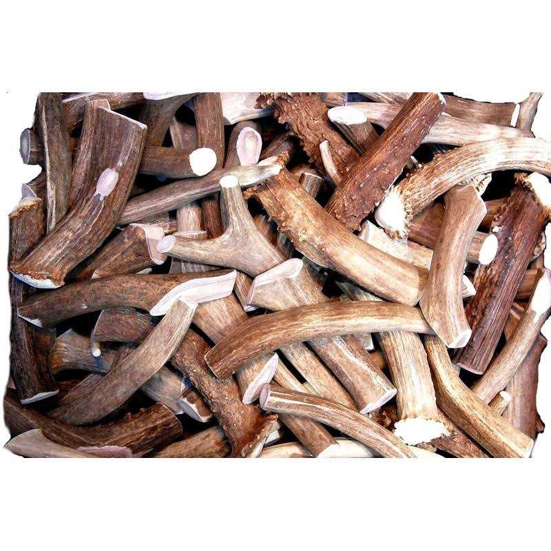 Big Dog Antler Chews Premium Deer Antler Pieces Dog Chews Antlers by The Pound, One Pound