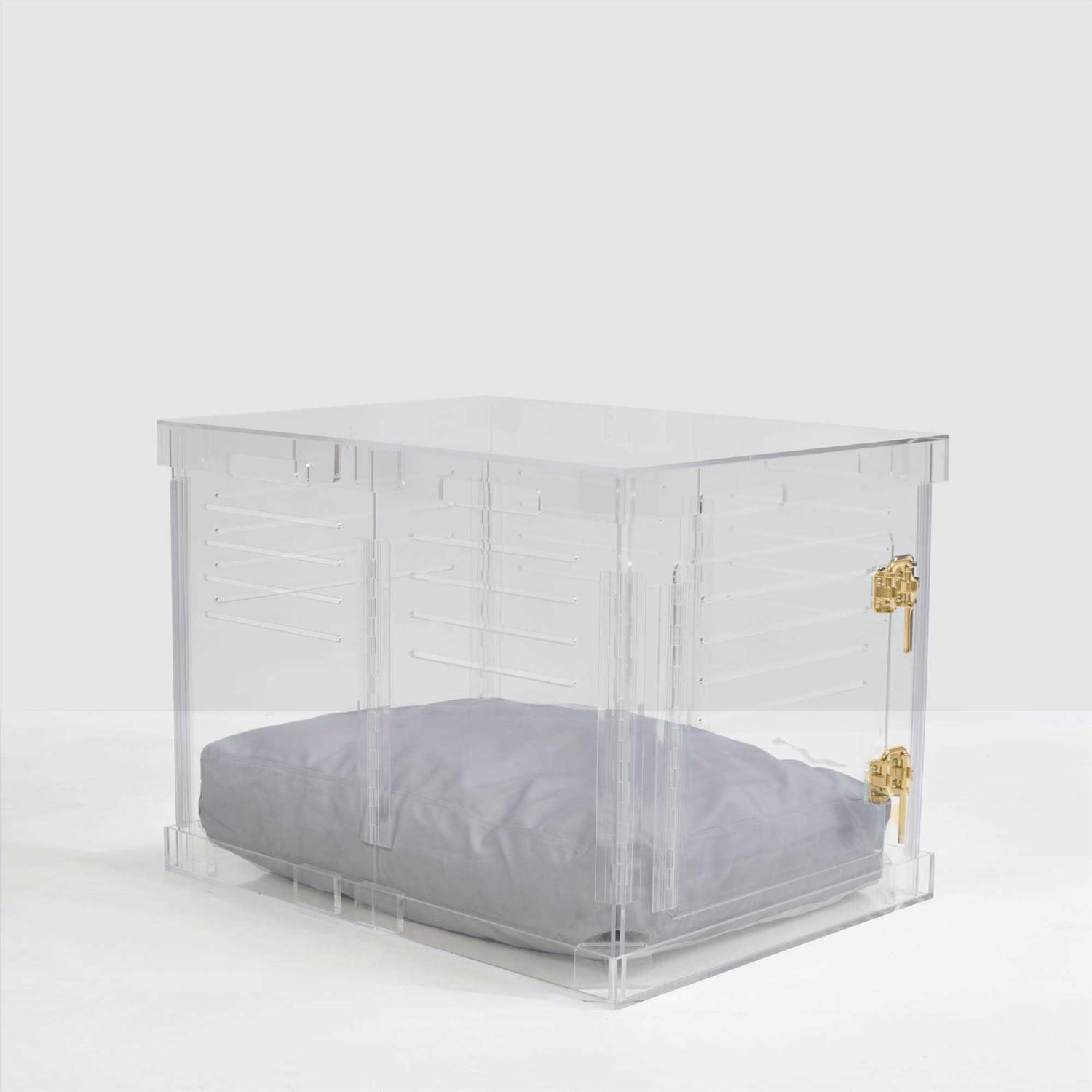 Hiddin Clear Dog Crate to Gate