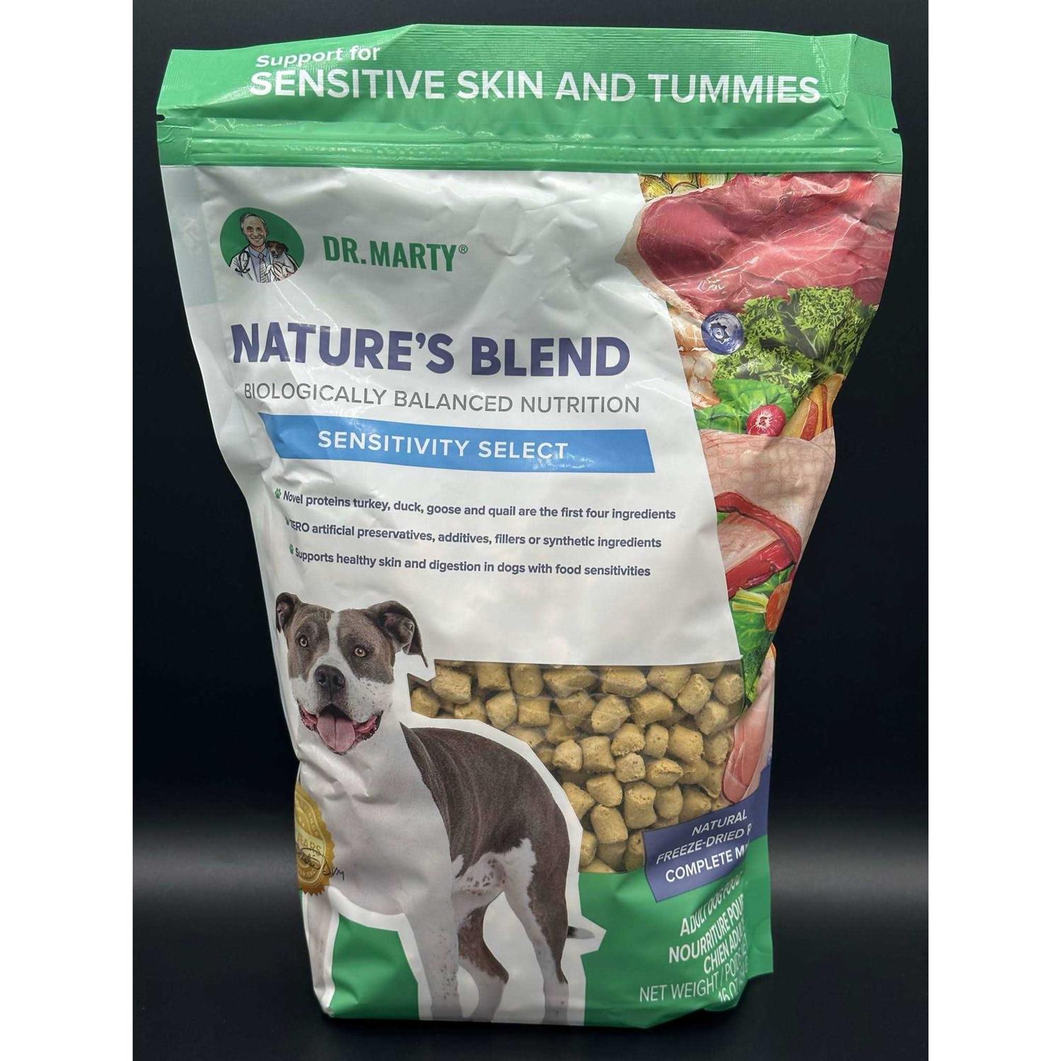 Dr Marty Nature’s Blend Sensitivity Select Freeze Dried Dog Food
