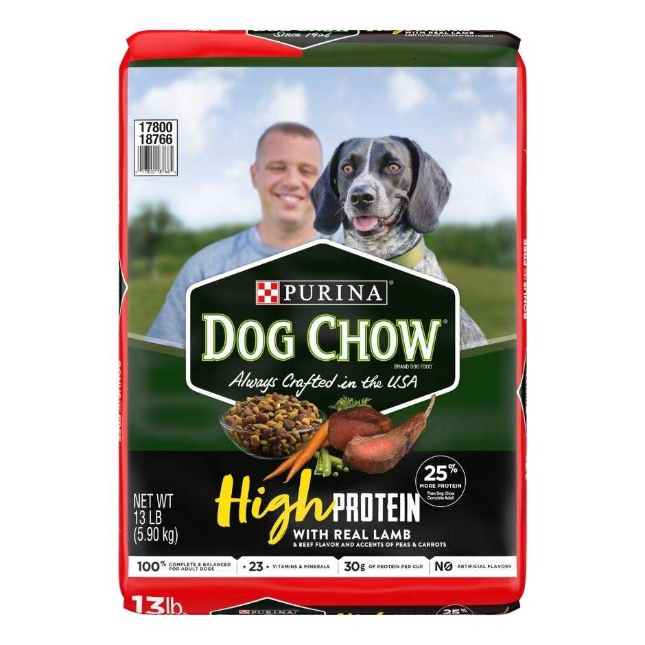 Purina Dog Chow High Protein Dry Dog Food With Real Lamb & Beef Flavor