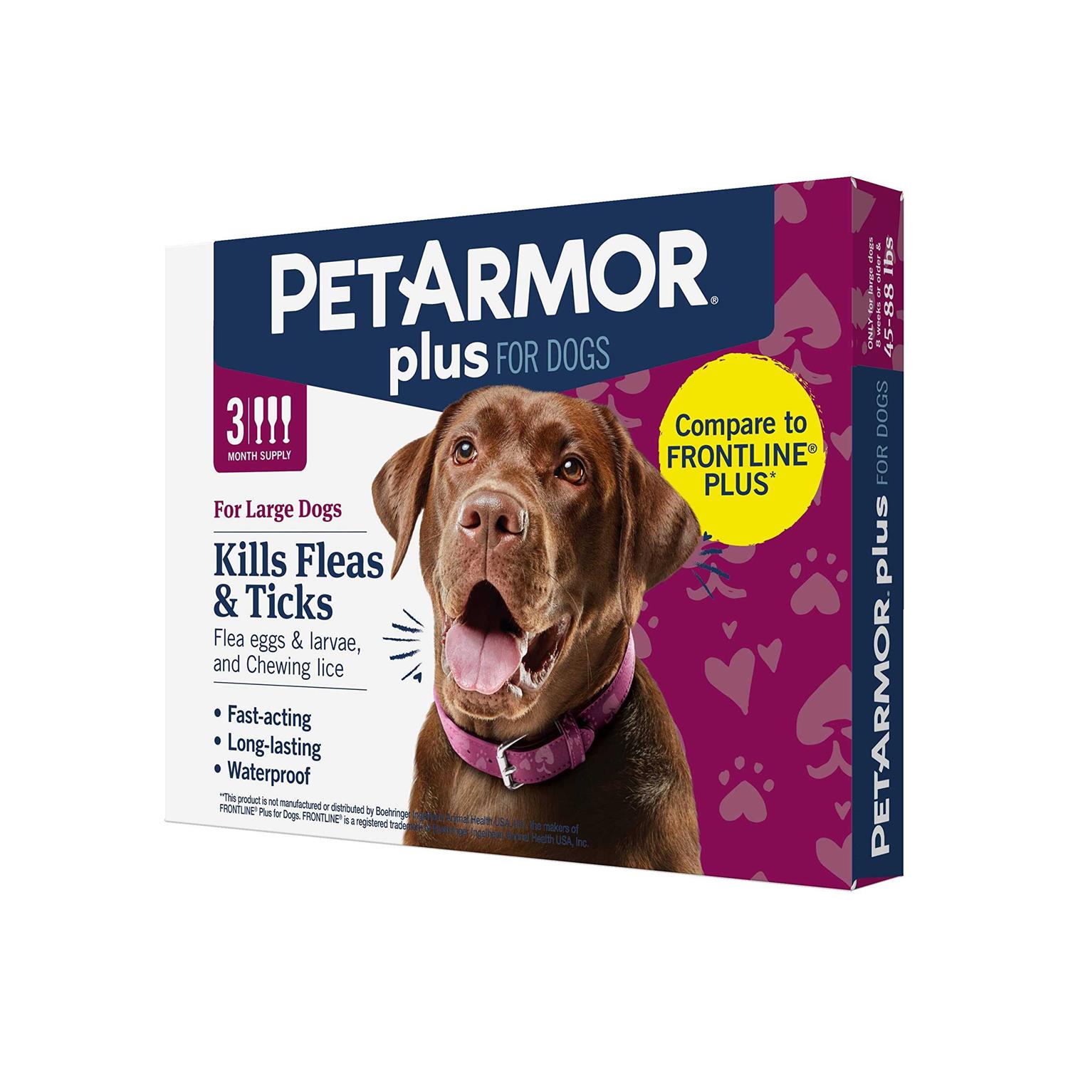 PetArmor Plus Flea Tick Treatment for Dogs