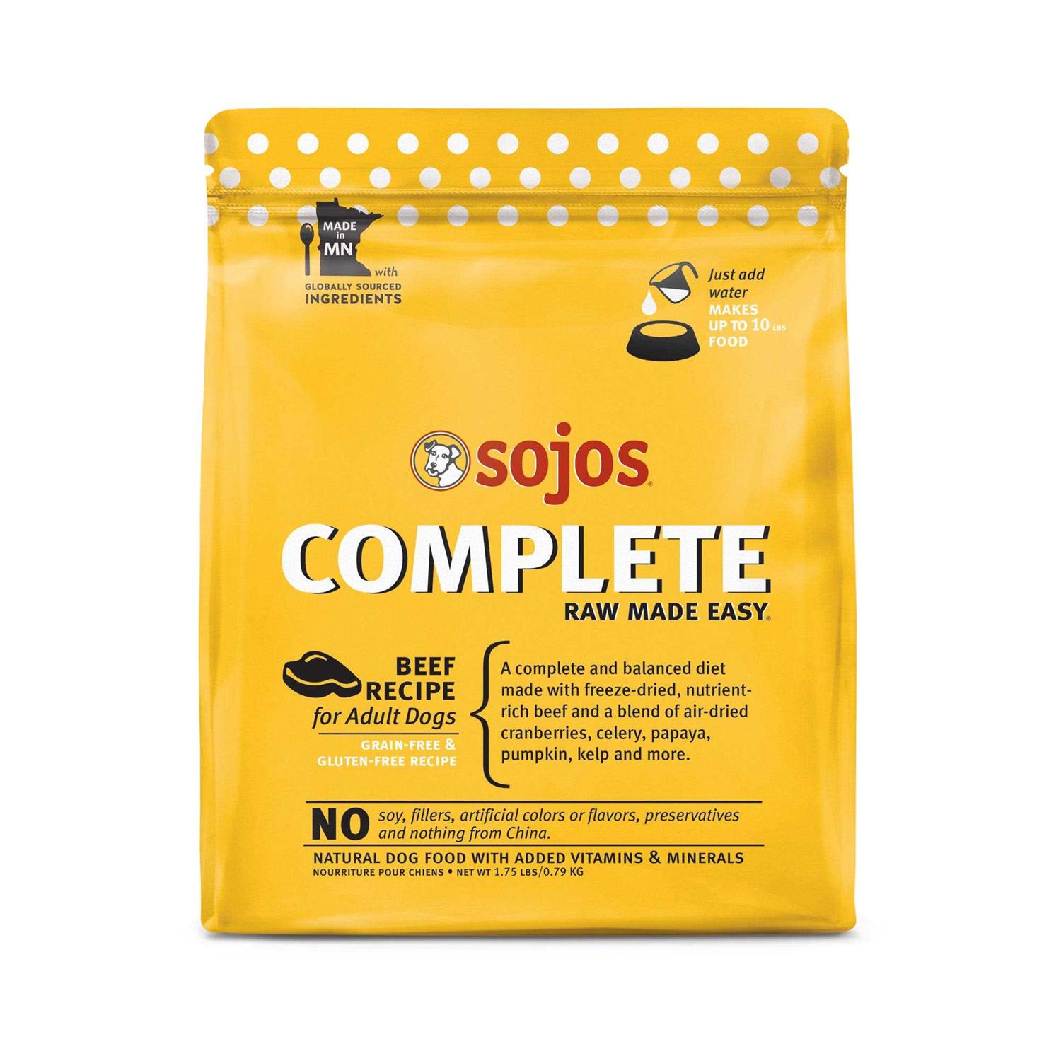 Sojos Complete Beef Recipe Dog Food