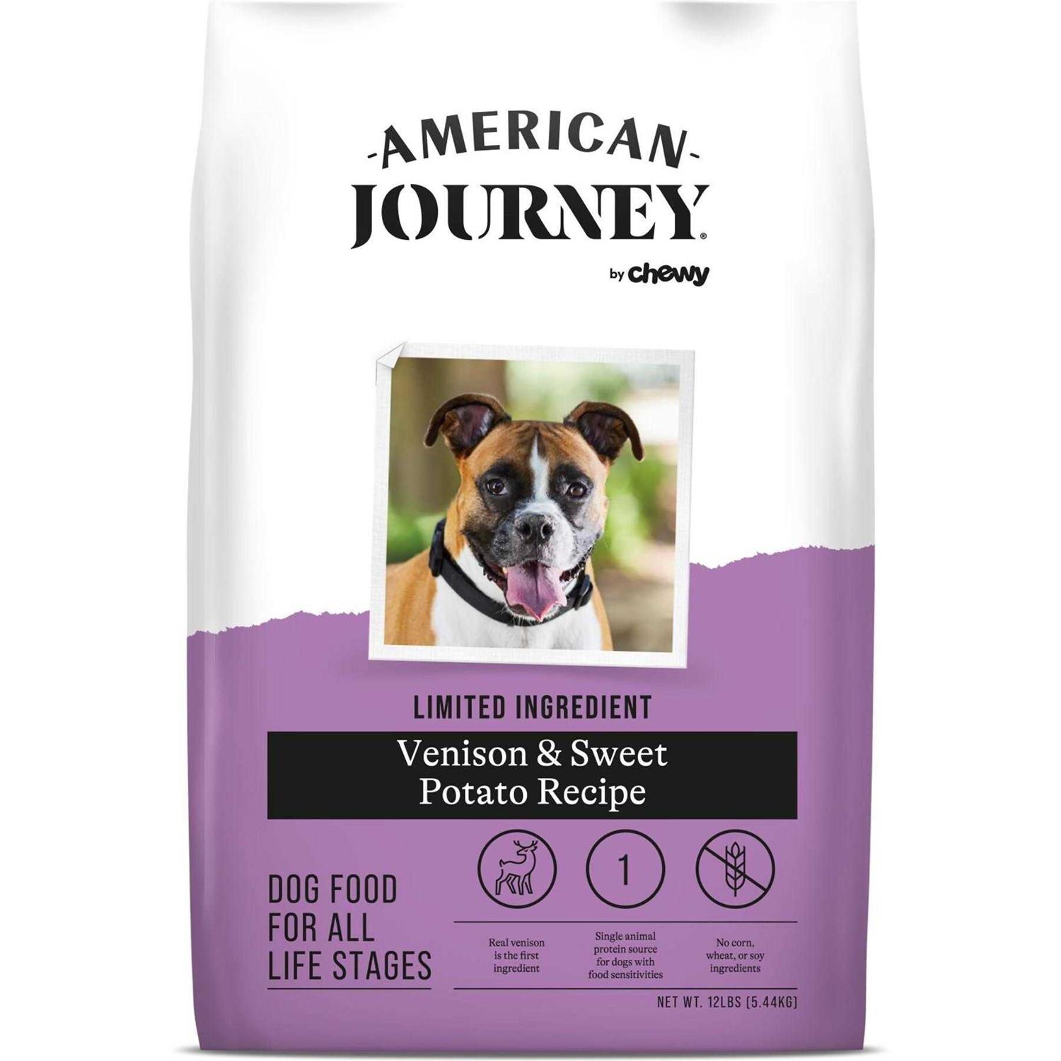 American Journey Limited Ingredient Grain-Free u0026 Sweet Potato Recipe Dry Dog Food