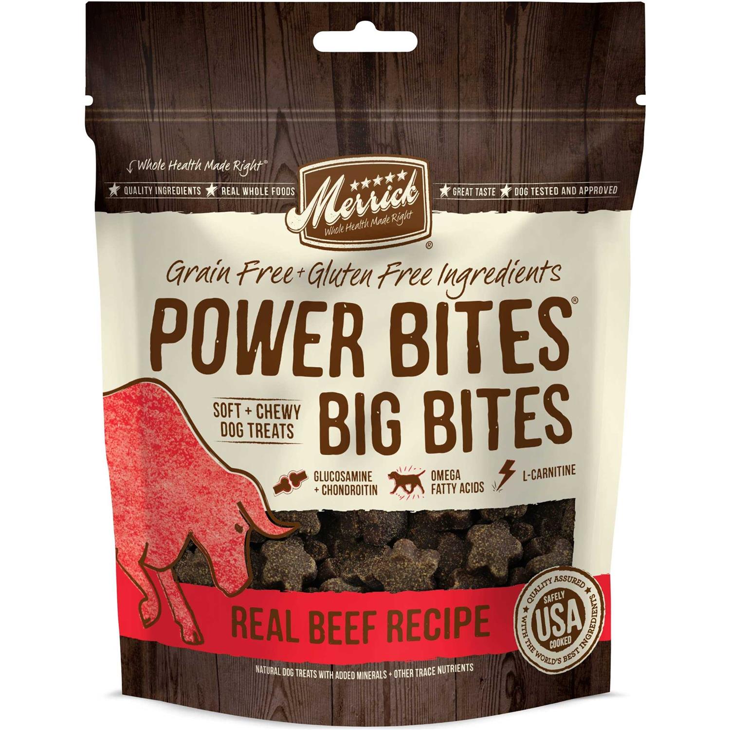 Merrick Dog Treats Power Bites