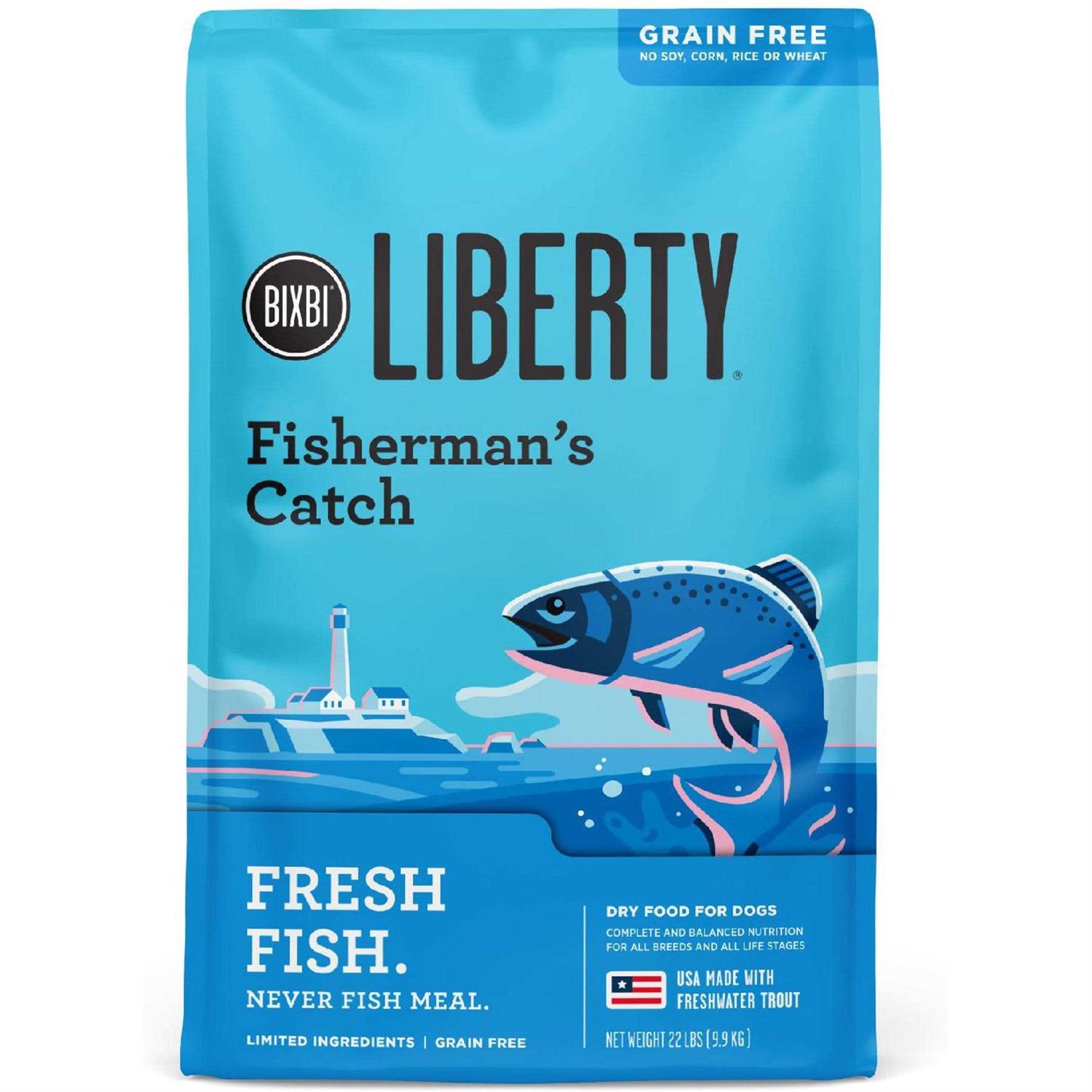 Bixbi Liberty Fisherman’s Catch Grain-Free Dry Dog Food