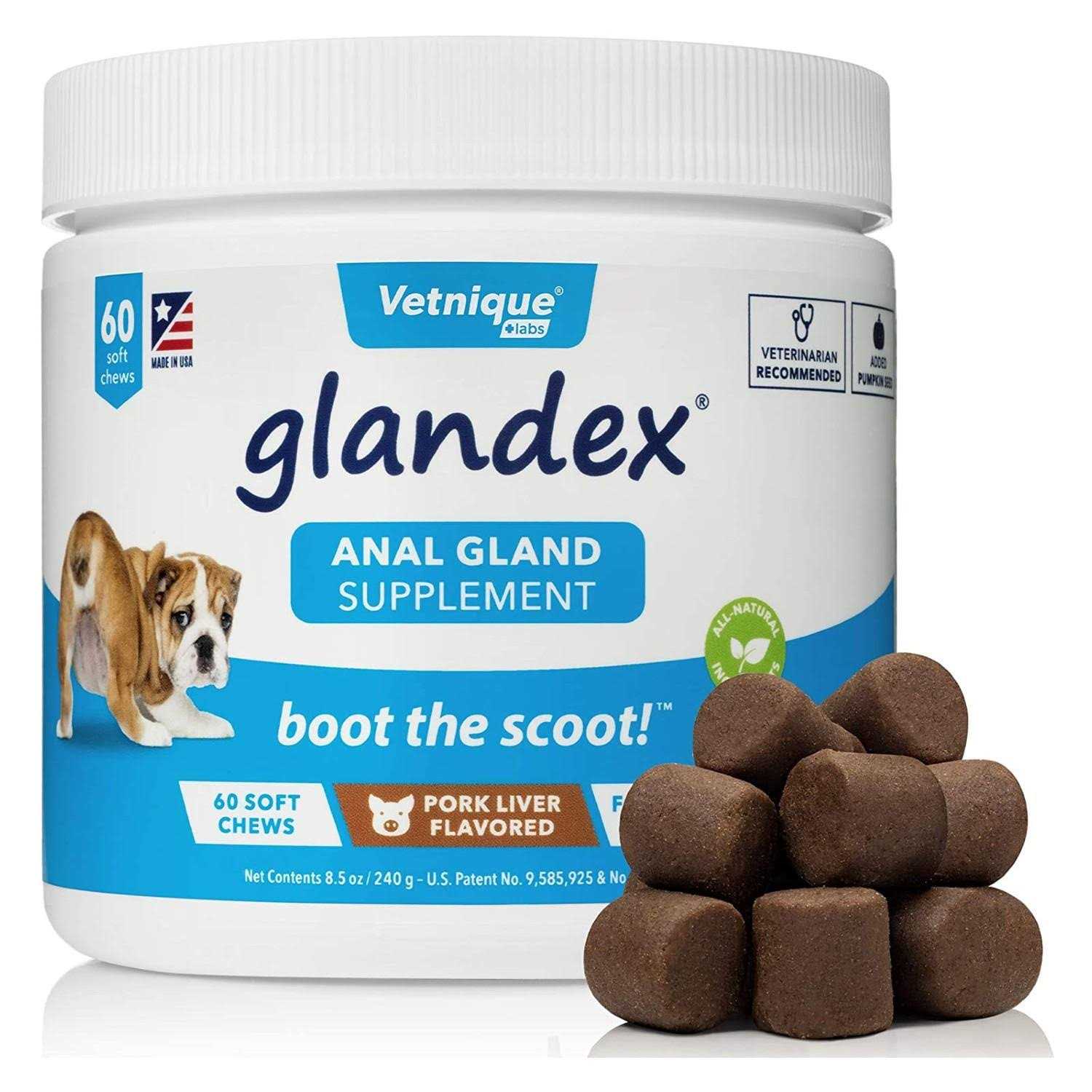 Vetnique Glandex Anal Gland Support Dog Chews