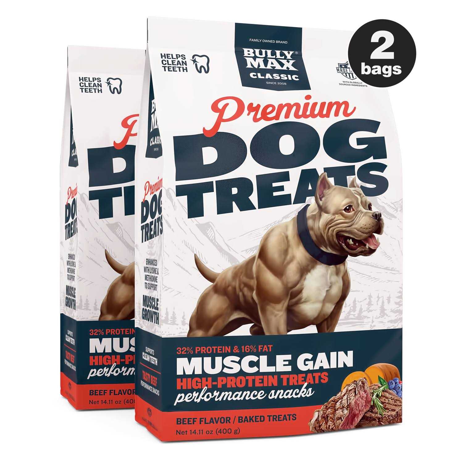 Bully Max Classic Premium Beef Dog Treats