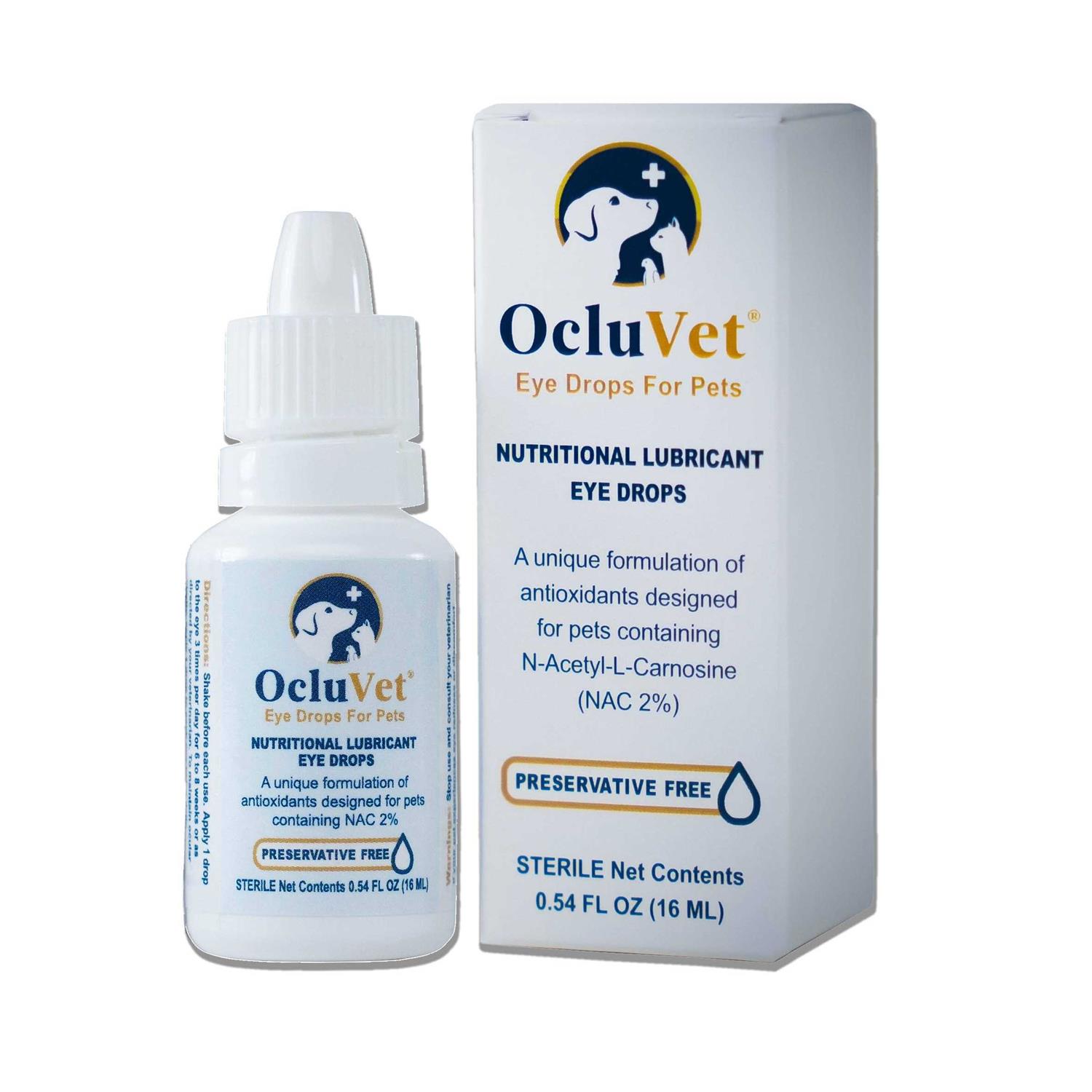 Ocluvet Eye Drops for Pets with Cataracts