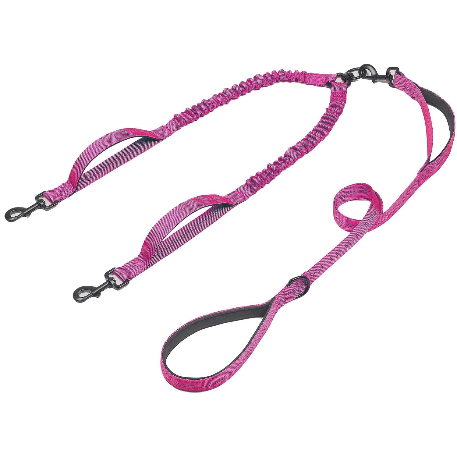 iYoShop Double Dog Leash 360 Swivel No Tangle Dual Dog Walking Leash