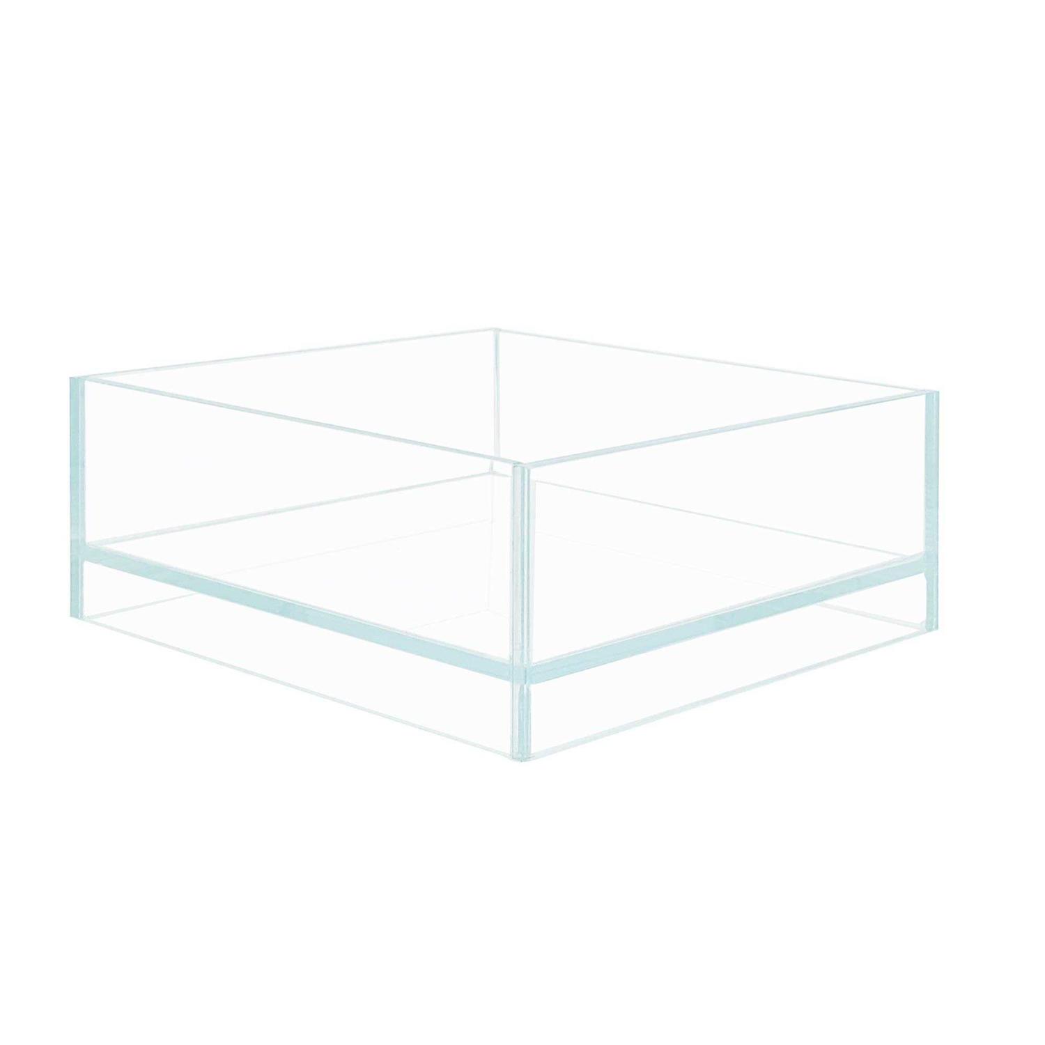 HIRO Aquatics Nano Shallow Rimless Glass Aquarium low-iron Glass