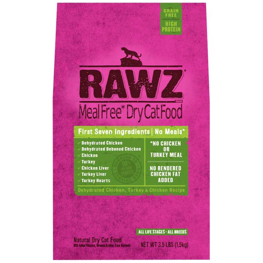 RAWZ Cat Meal Free Dehydrated Turkey & Chicken Recipe Dry Cat Food