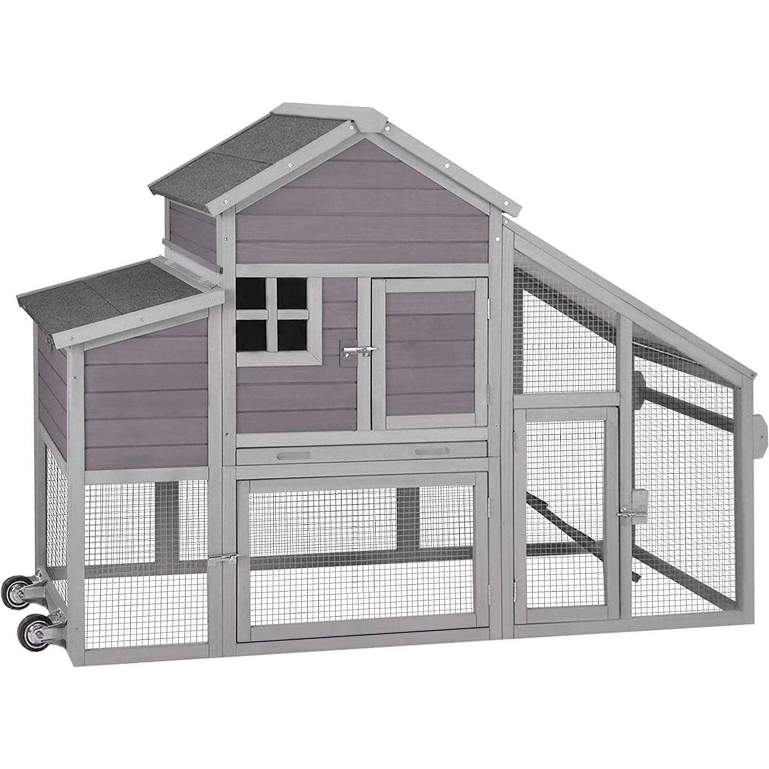Aivituvin Wooden Chicken Coop 65 in. for 2-3 Hens AIR32