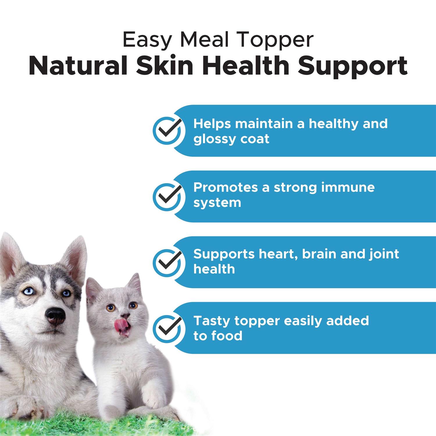 Pet Honesty Wild Caught Omega-3 Fish Oil Supplement for Dogs and Cats