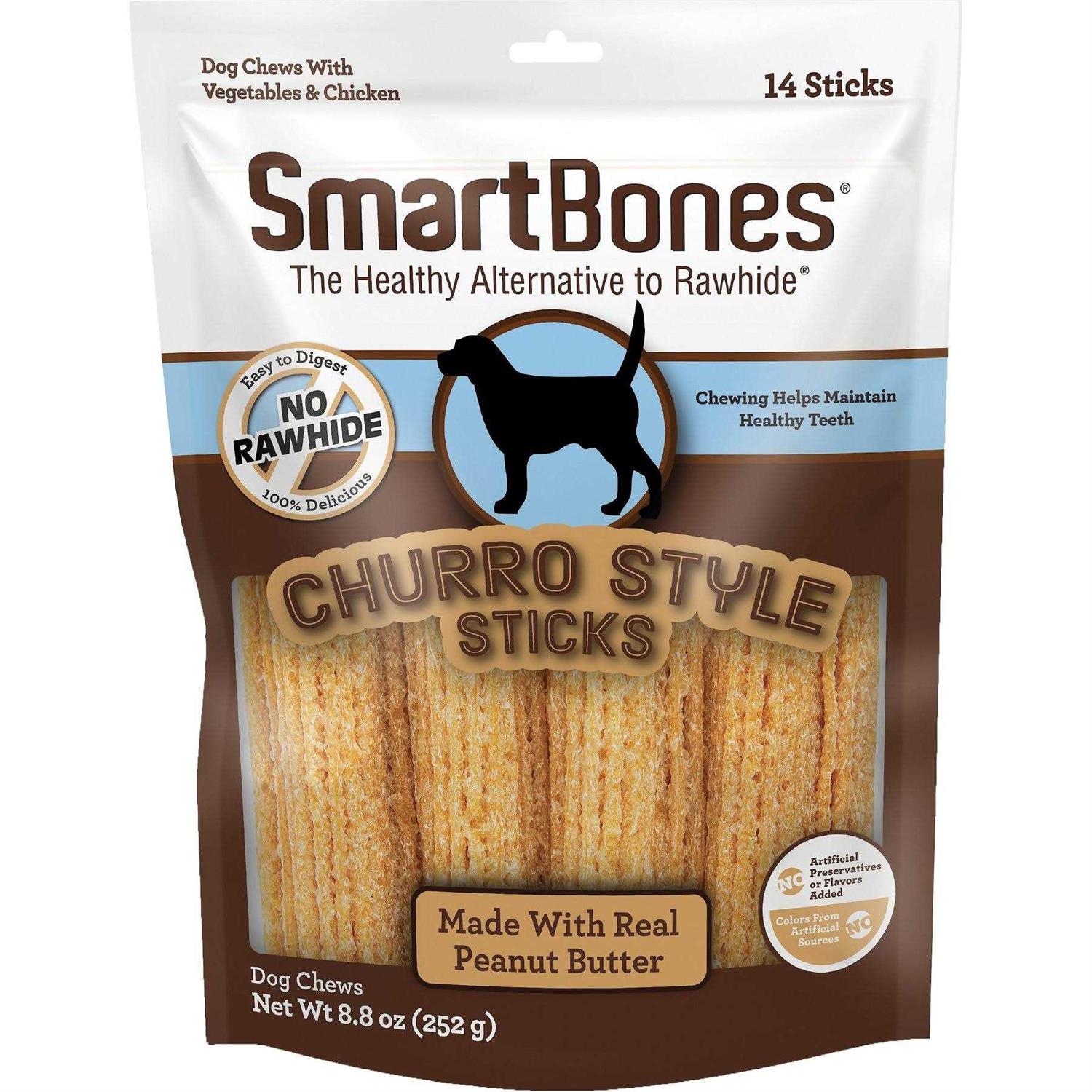 SmartBones Churro Style Sticks 14 Count