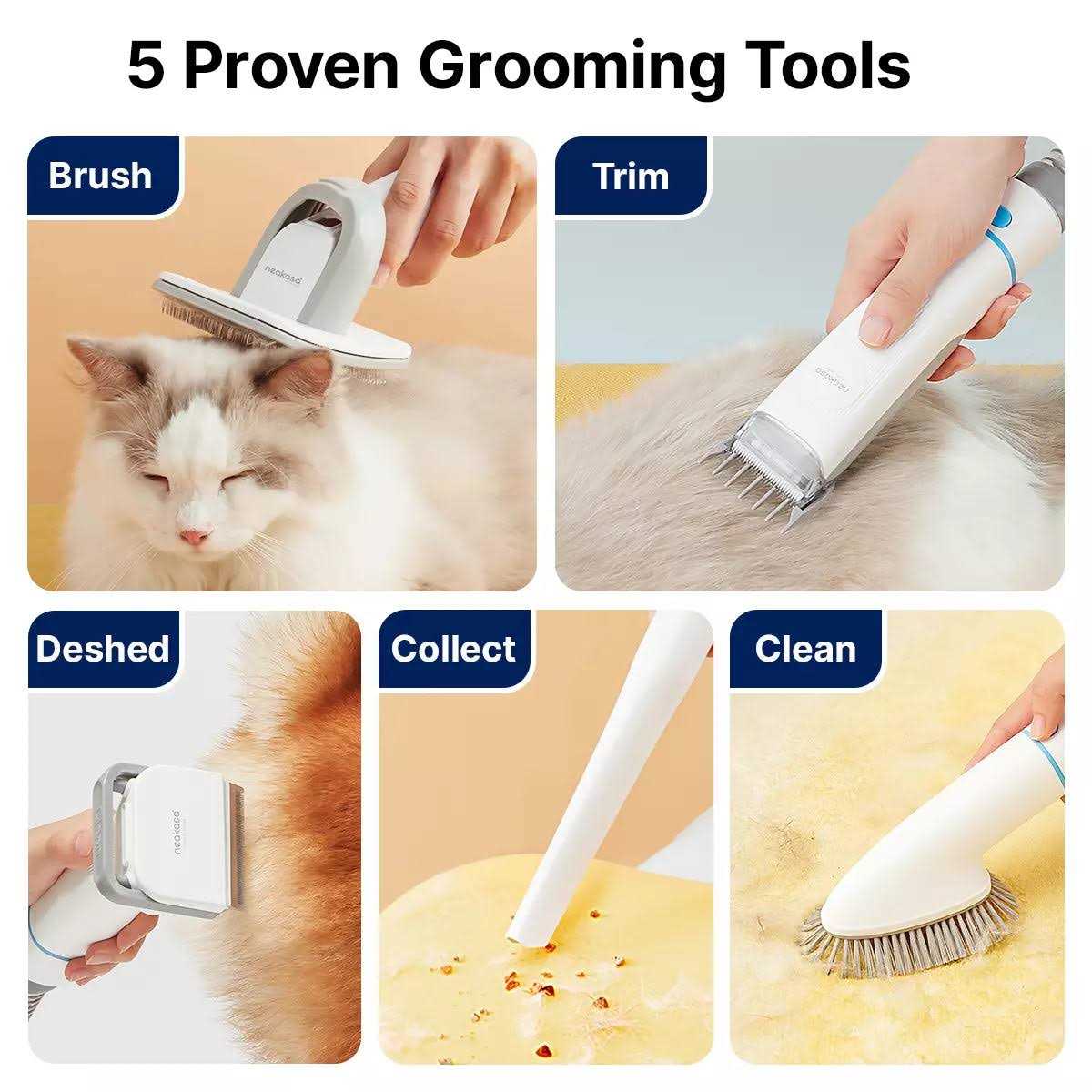 Neakasa by neabot P2 Pro Dog Grooming Kit