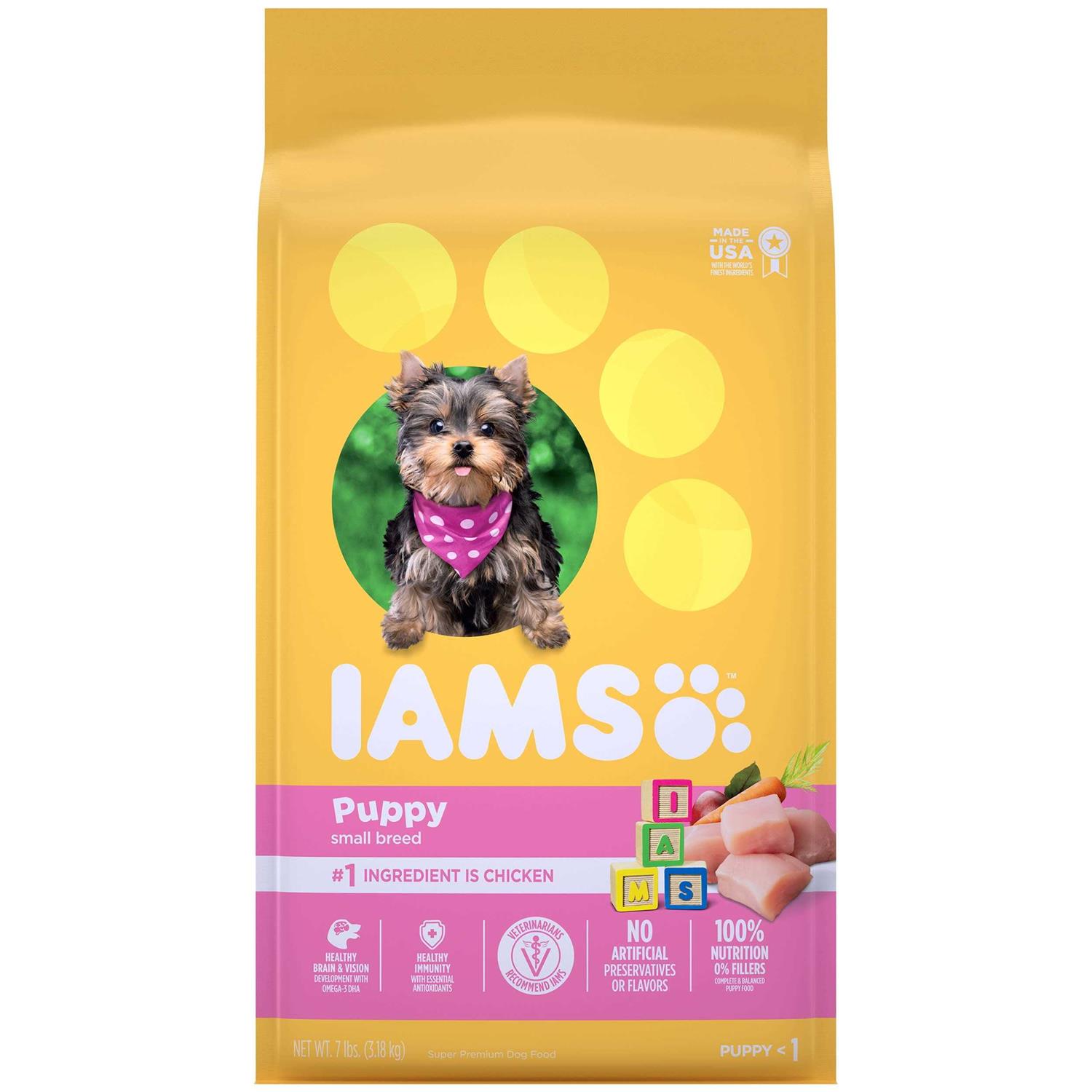 Iams Proactive Health Small & Toy Breed Smart Puppy Dry Dog Food Chicken