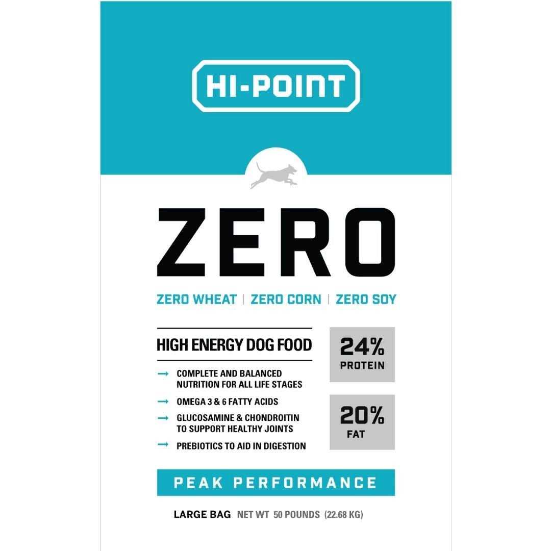 Hi Point Zero 24/20 High Energy Dog Food 50 lb