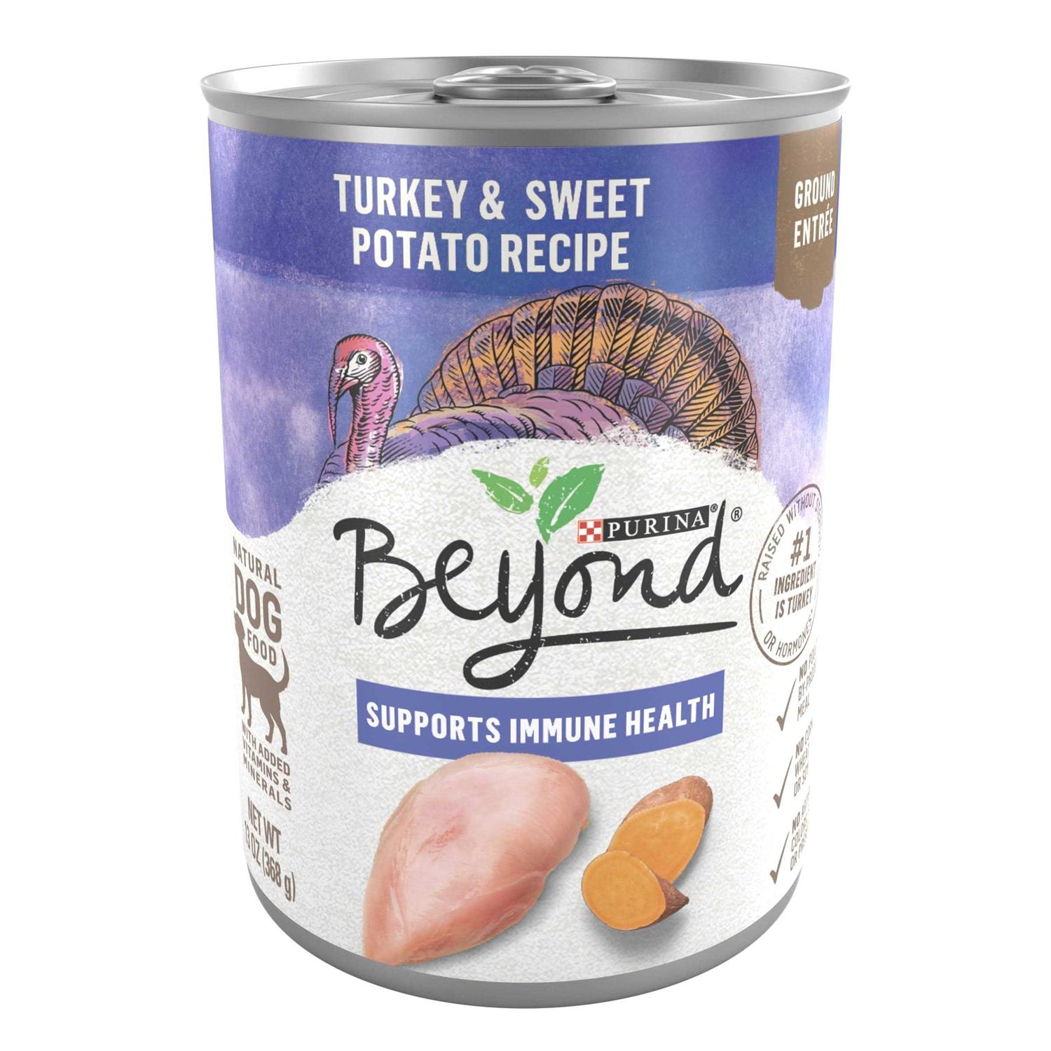 Purina Beyond Grain Free Ground Entrée Turkey & Sweet Potato Recipe Wet Dog Food