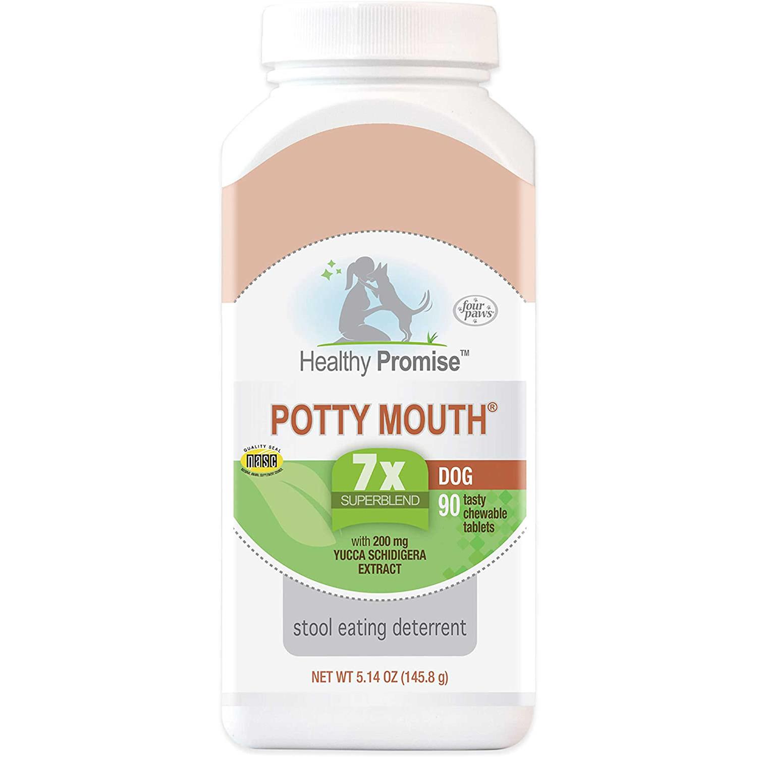 Four Paws Healthy Promise Potty Mouth Supplement for Dogs