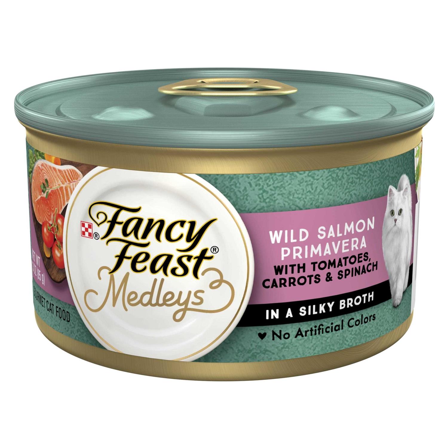 Purina Fancy Feast Medleys Wild Salmon Primavera Wet Cat Food