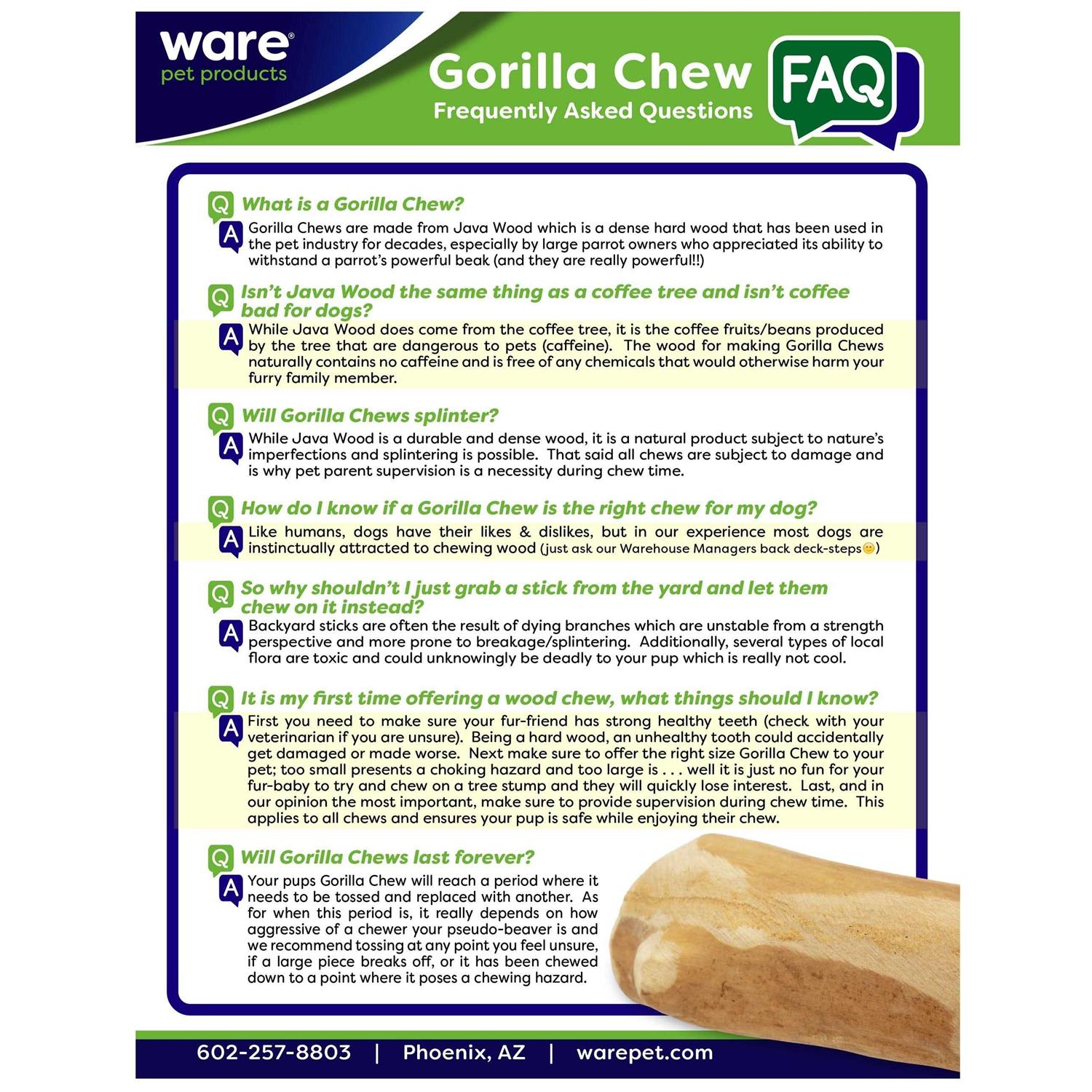 Ware Gorilla Chew