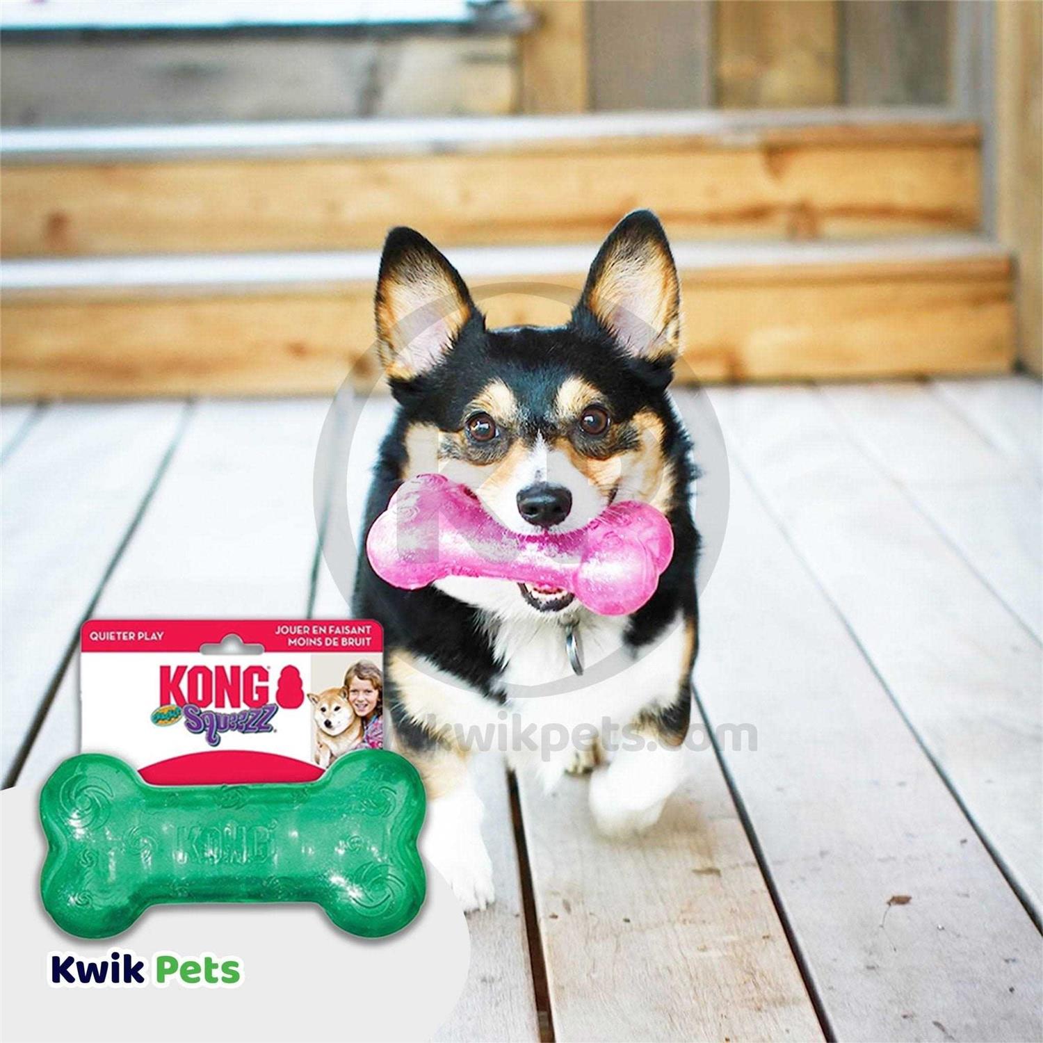 Kong Squeezz Bone Dog