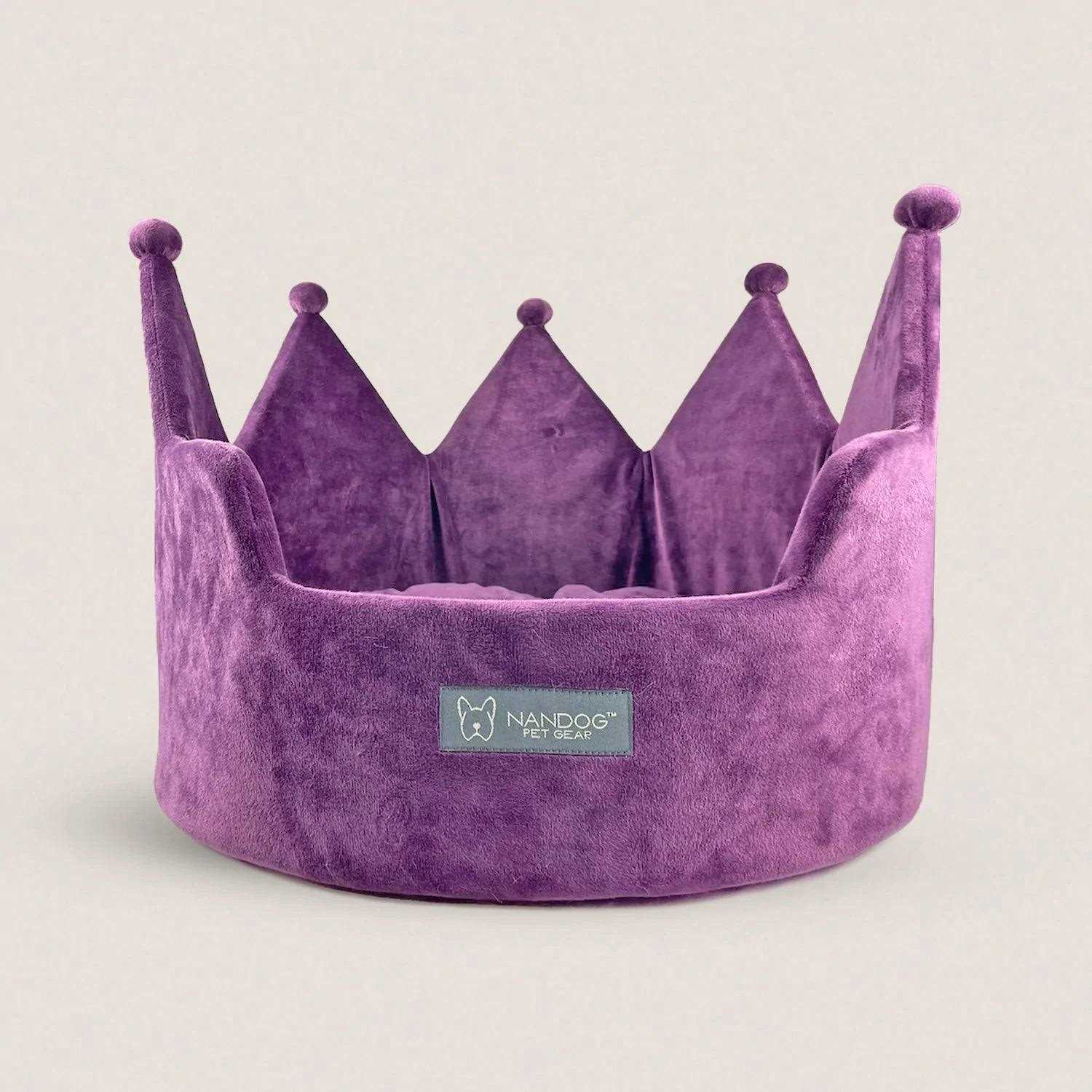 Nandog Crown Dog Cat Bed