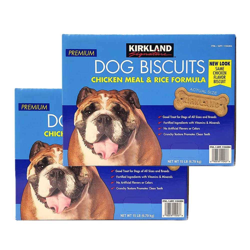 Kirkland Signature Chicken Meal & Rice Formula Dog Biscuits