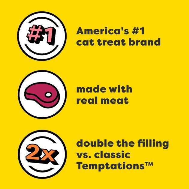 Temptations Tender Fills Flavor Adult Cat Treats