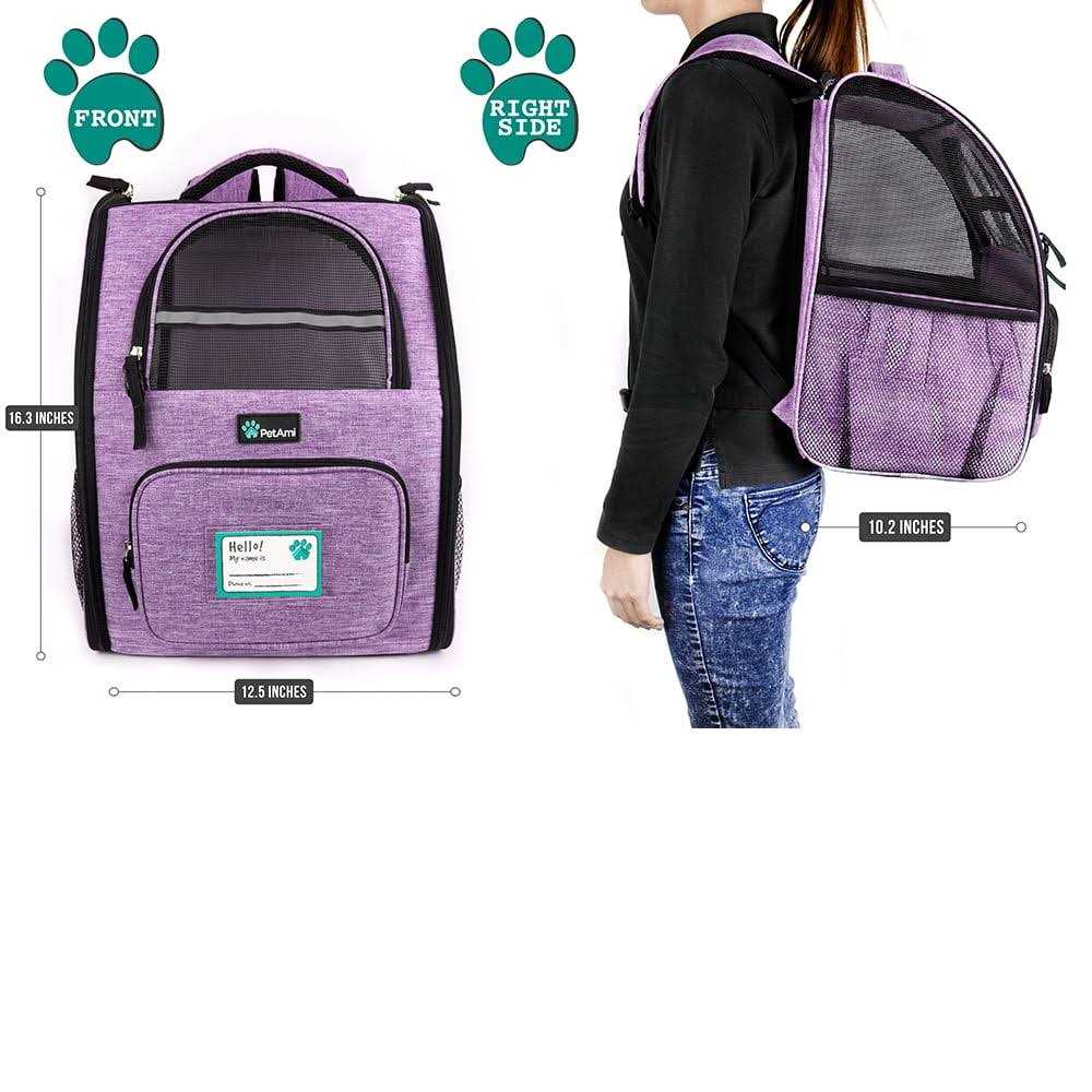 Petami Deluxe Pet Carrier Backpack for Small Cats and Dogs