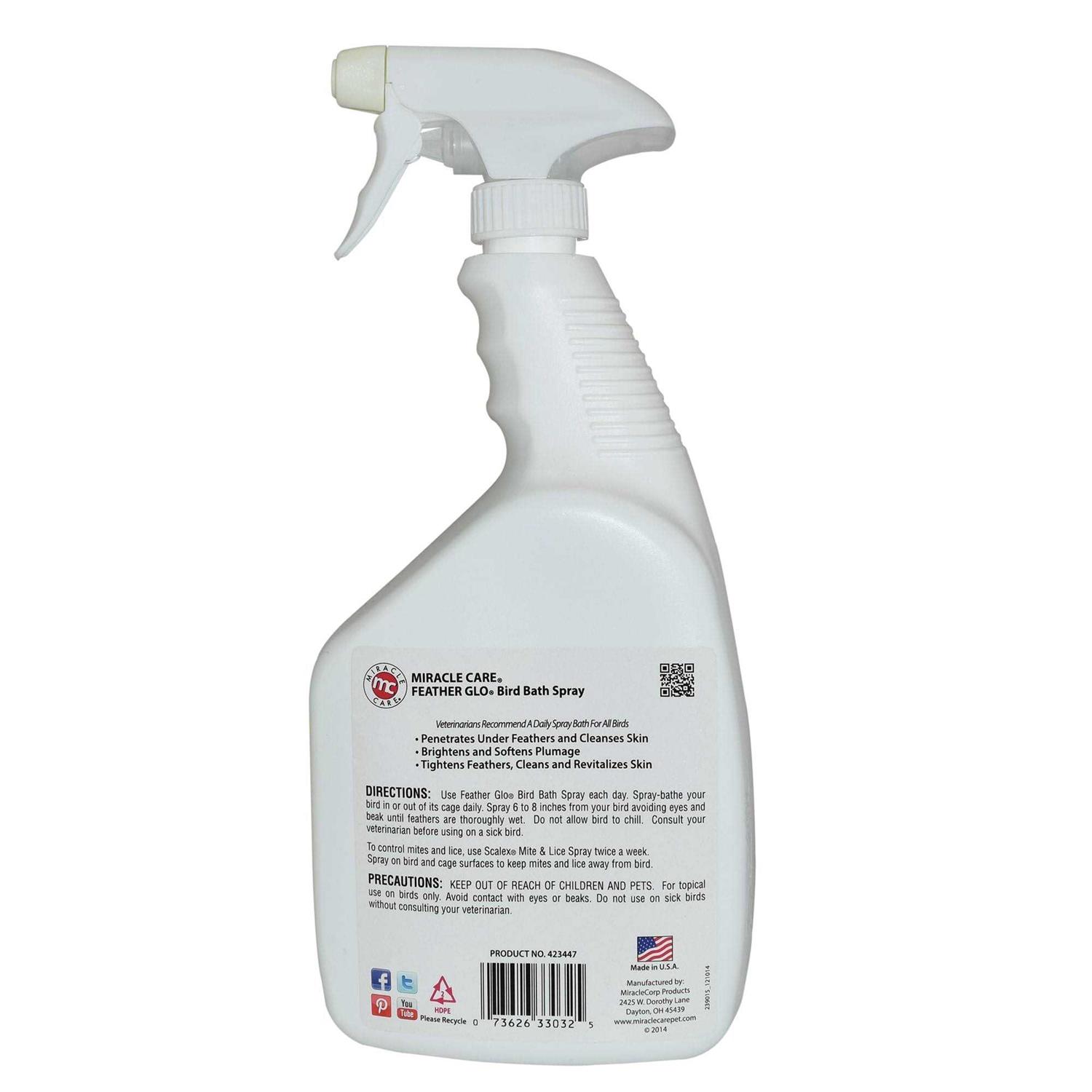 Miracle Care Feather Glo Bird Bath Spray